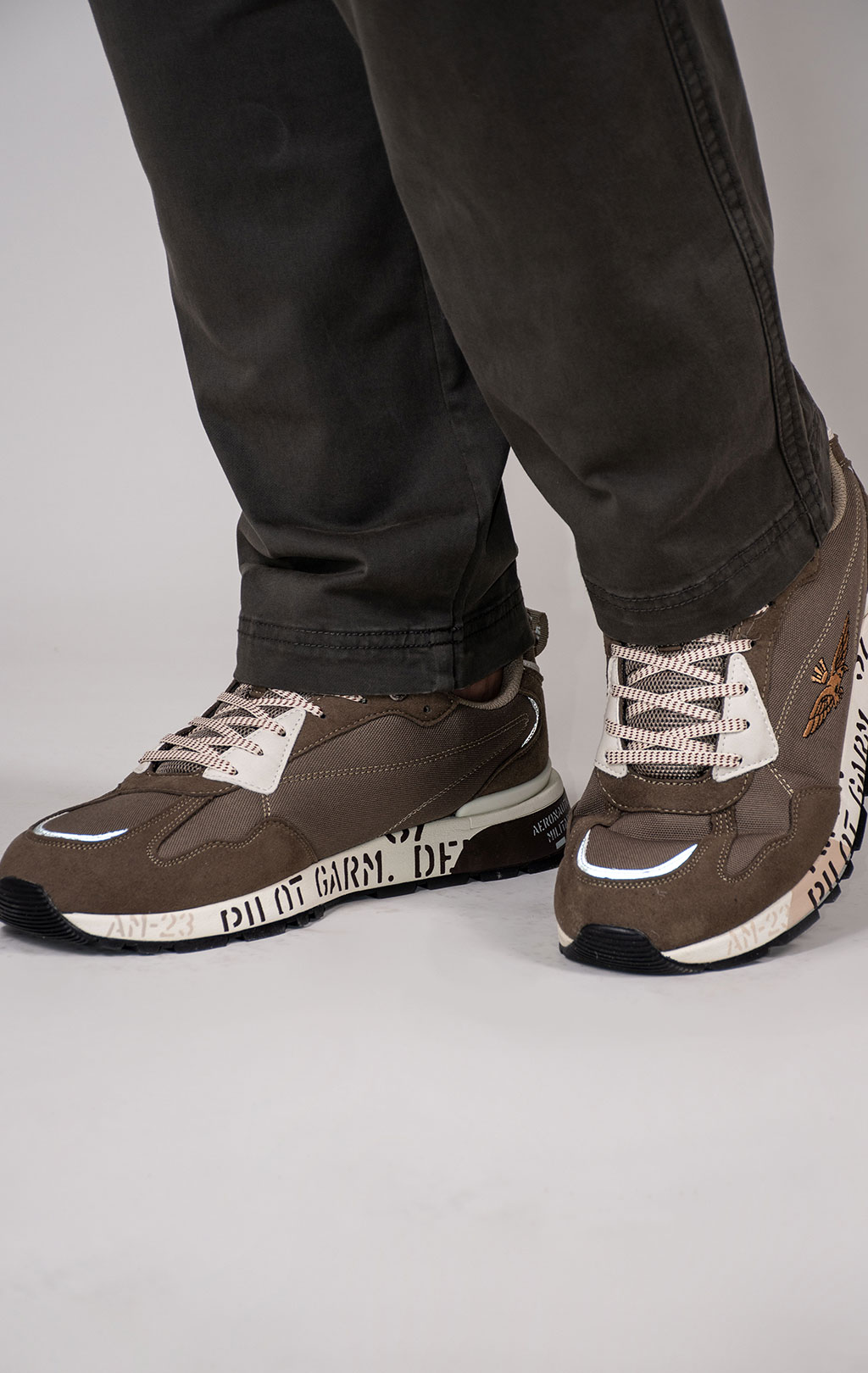 Кроссовки AERONAUTICA MILITARE FW 24/25/CN taupe/beige (SC 276) 
