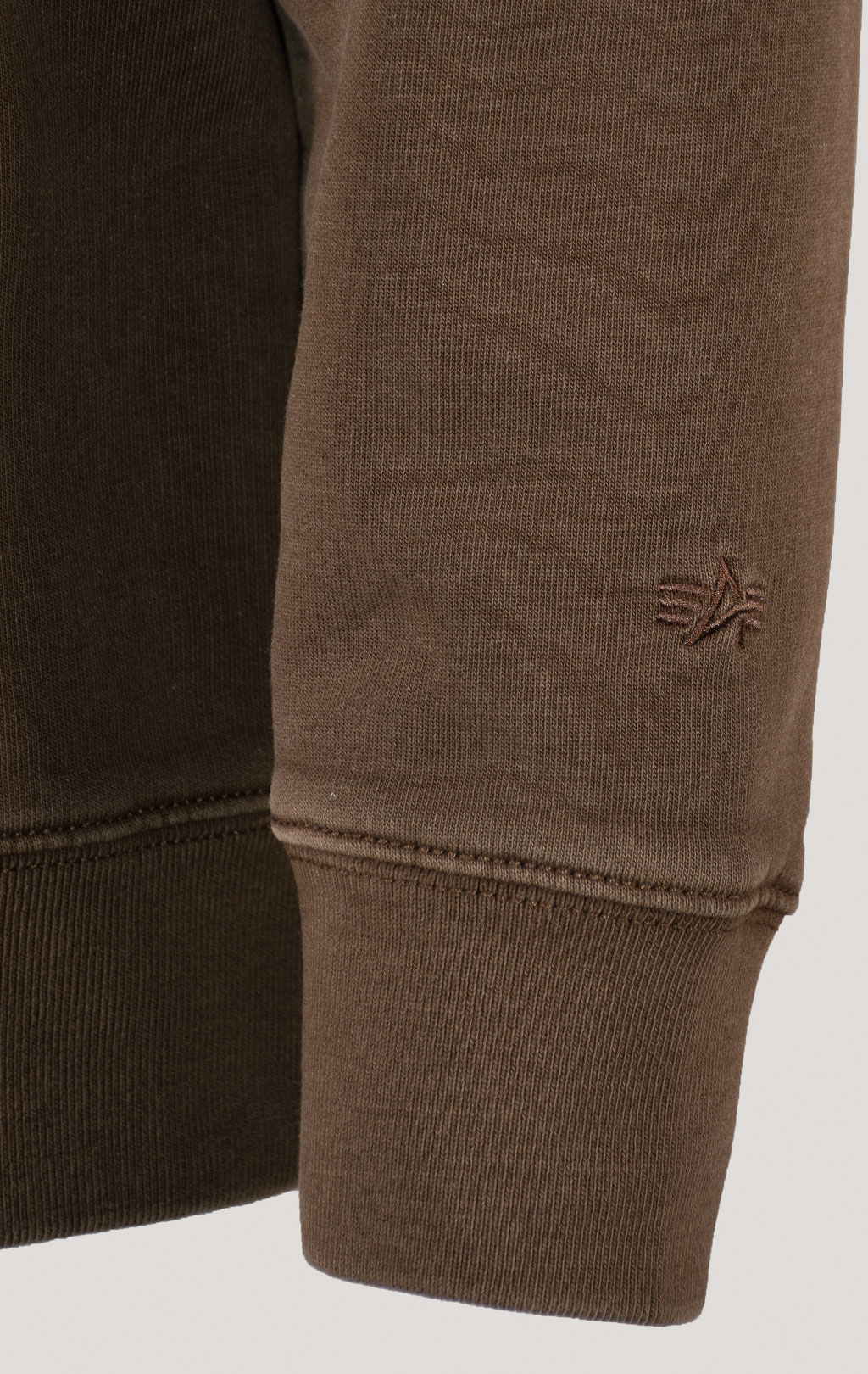 Толстовка ALPHA INDUSTRIES UNFRM WASHED ALPHA IND HOODIE FW 25/26 rust M001132 