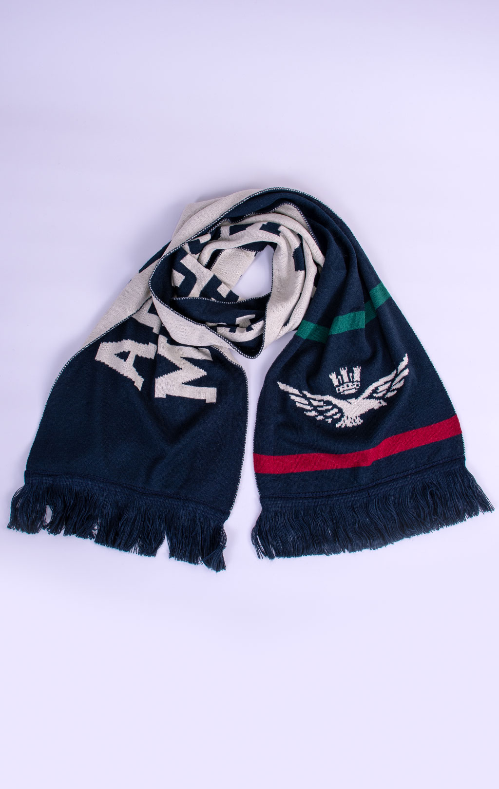 Шарф AERONAUTICA MILITARE FW 26/27/CN sky captain/oatmeal/olivine (SH 1177) 