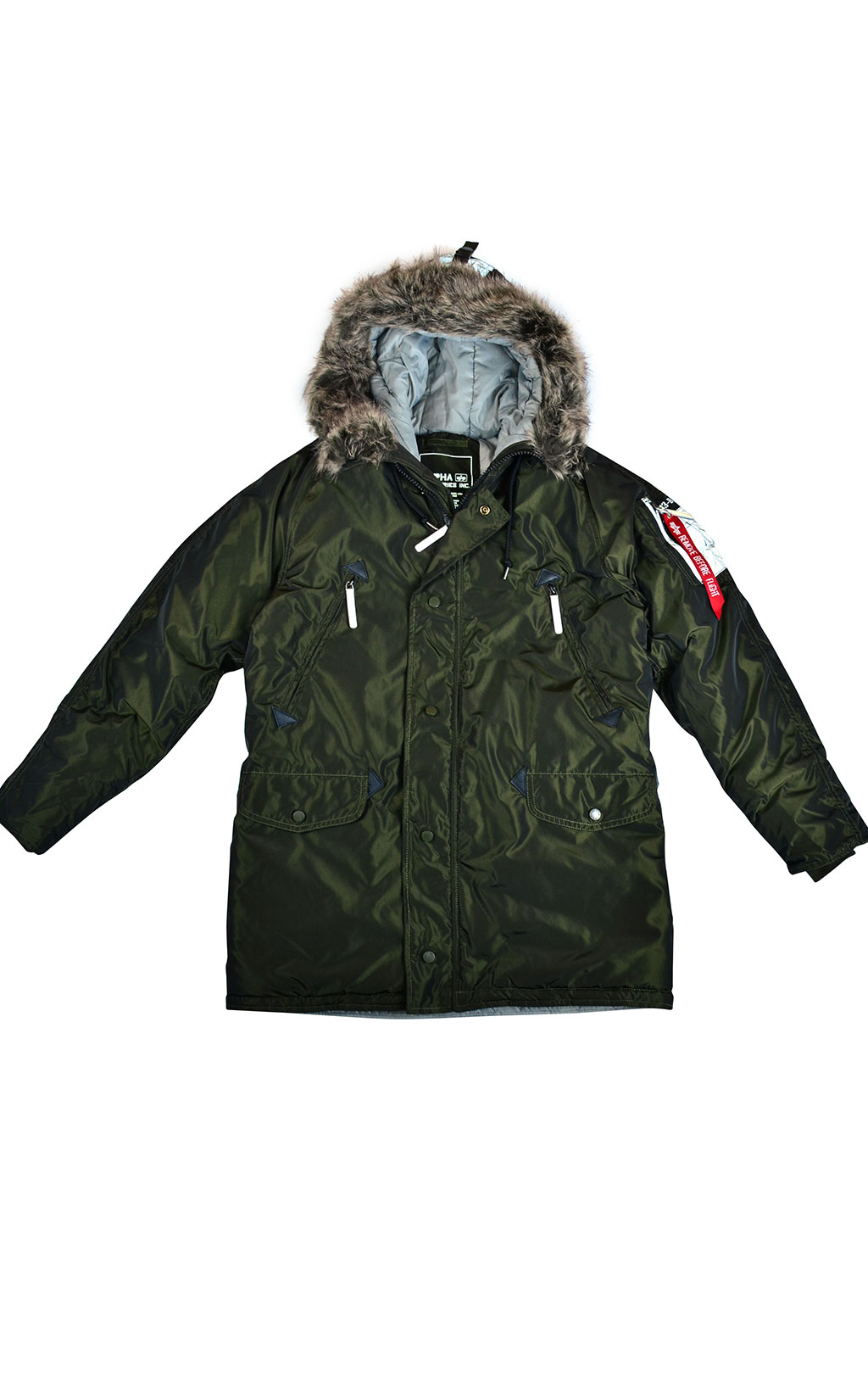 Аляска ALPHA INDUSTRIES R N-3B dark green 