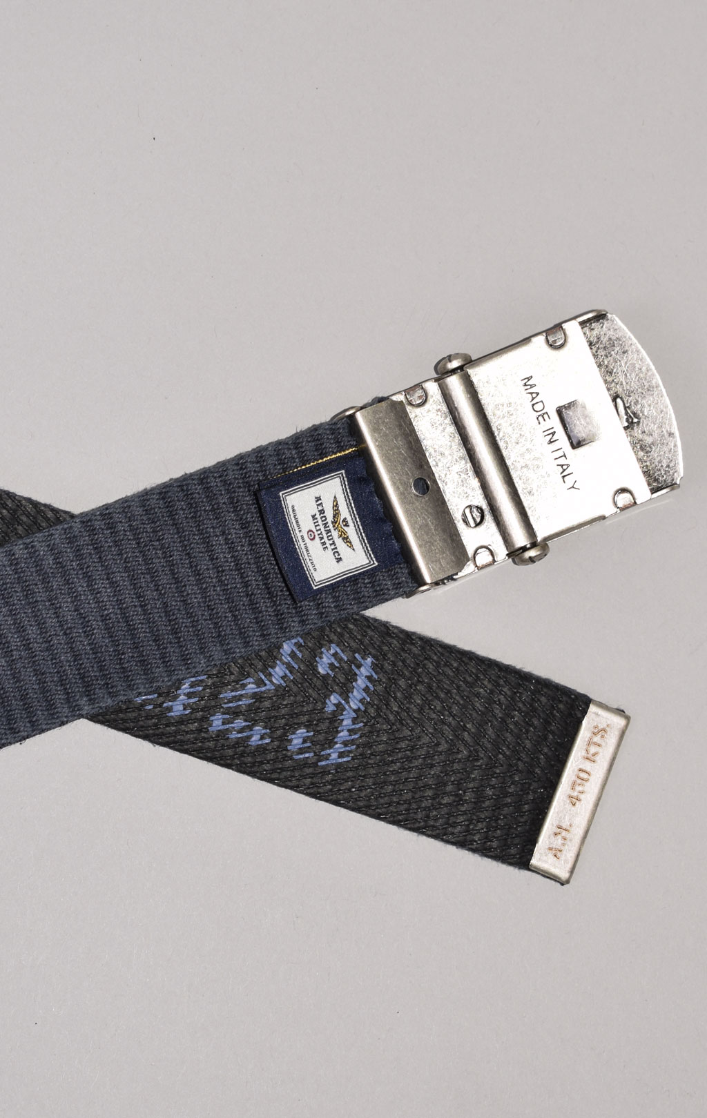 Ремень тканевый AERONAUTICA MILITARE FW 24/25/IT blue scuro (CI 292) 