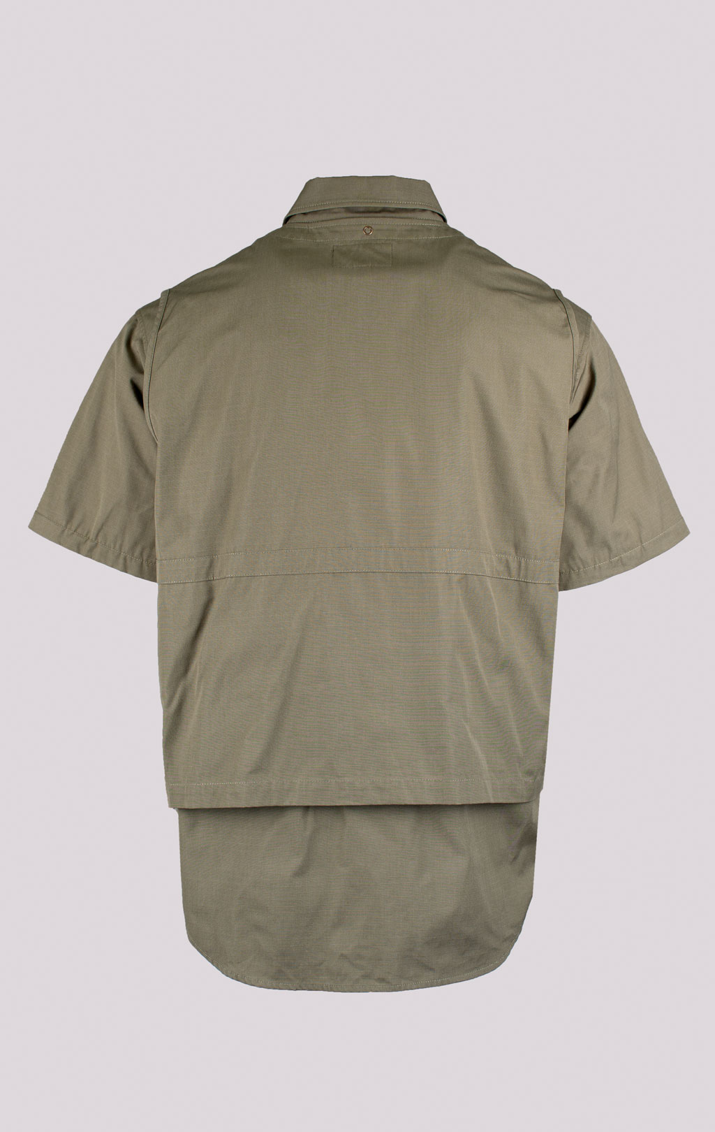 Ветровка трансформер ALPHA INDUSTRIES C-1 MOD SHIRT JACKET SS 24 m OG-107 green 
