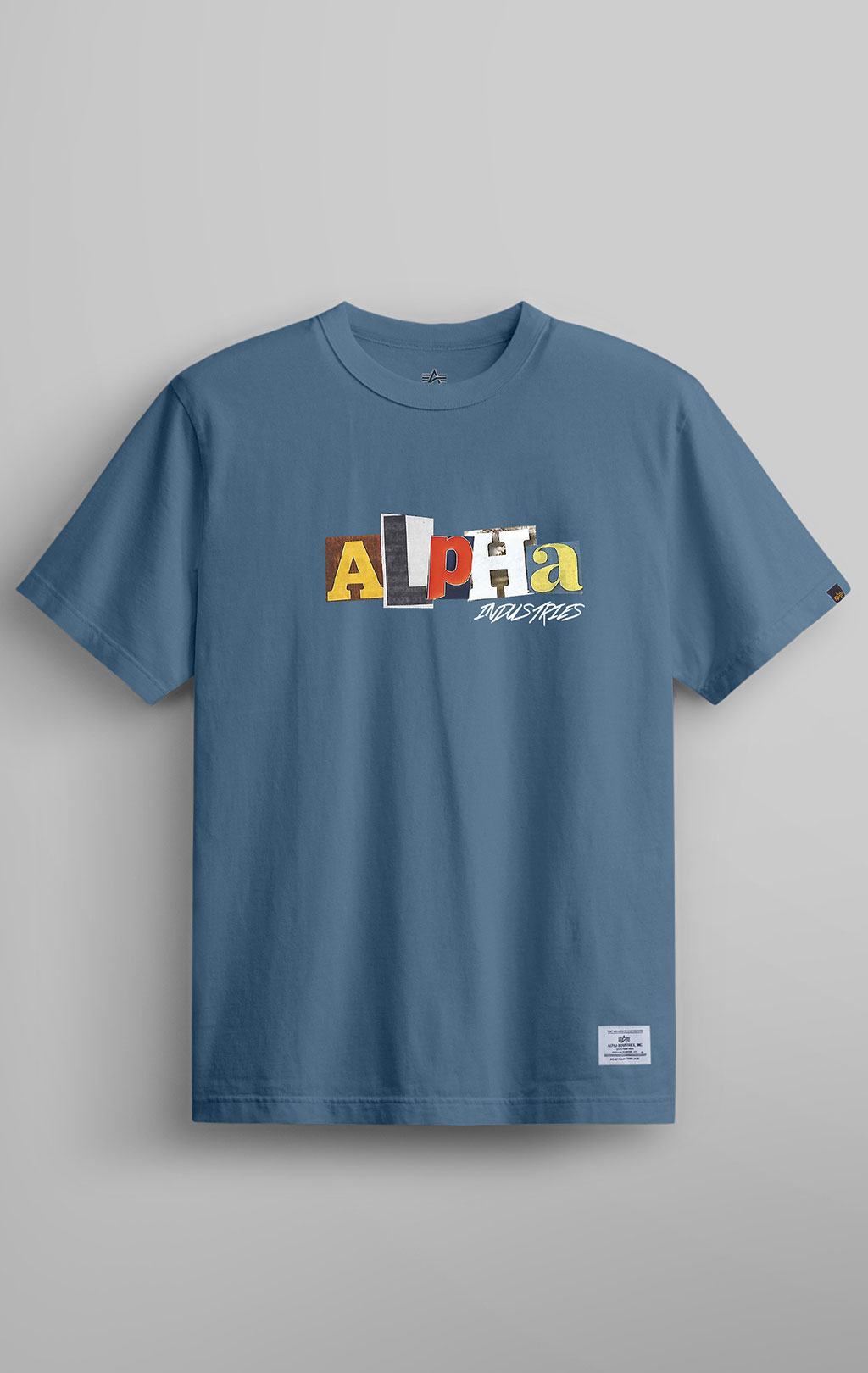 Футболка ALPHA INDUSTRIES ALPHA RANSOM TEE SS 24 copen blue 