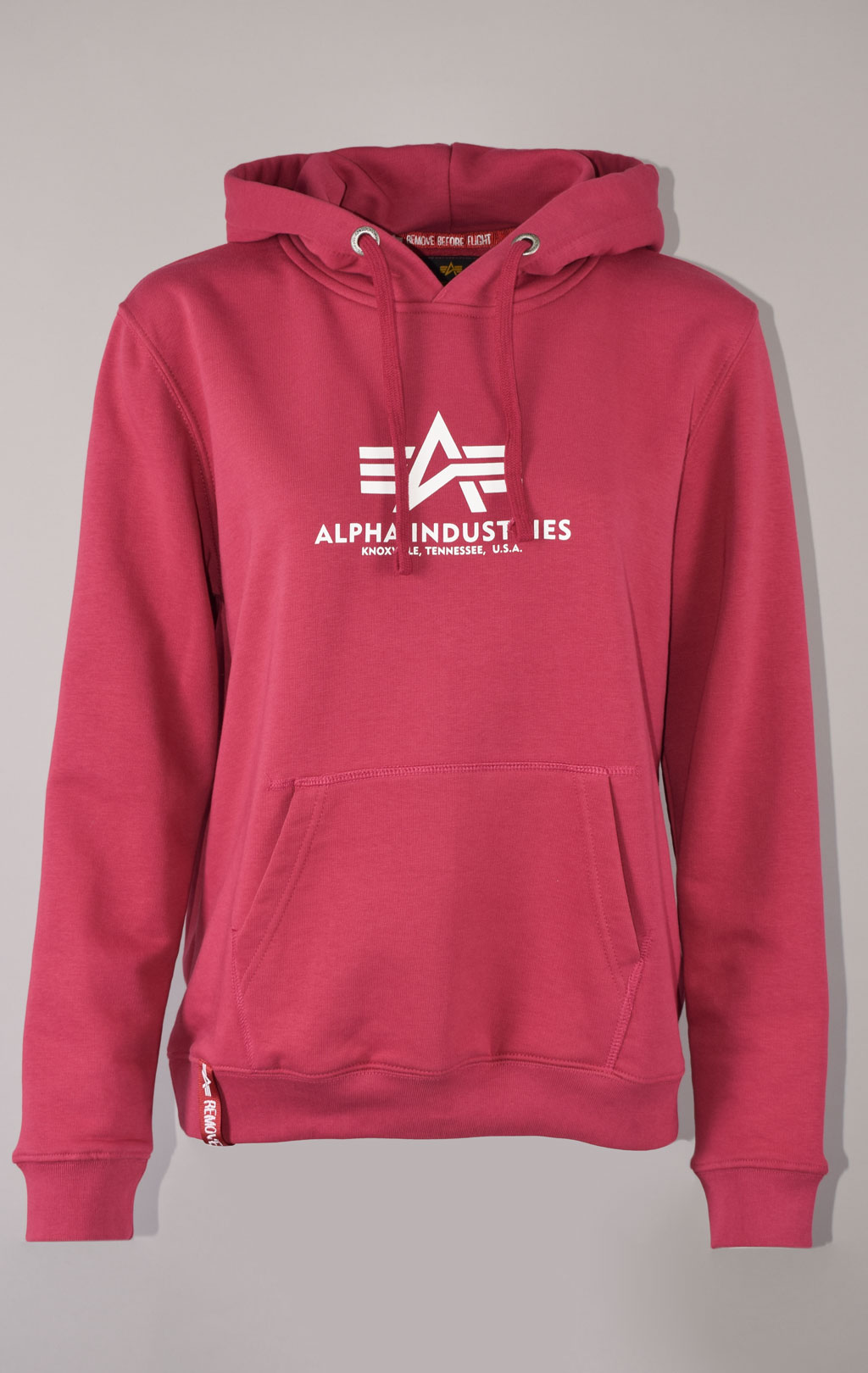 Женская толстовка ALPHA INDUSTRIES NEW BASIC HOODY major red 