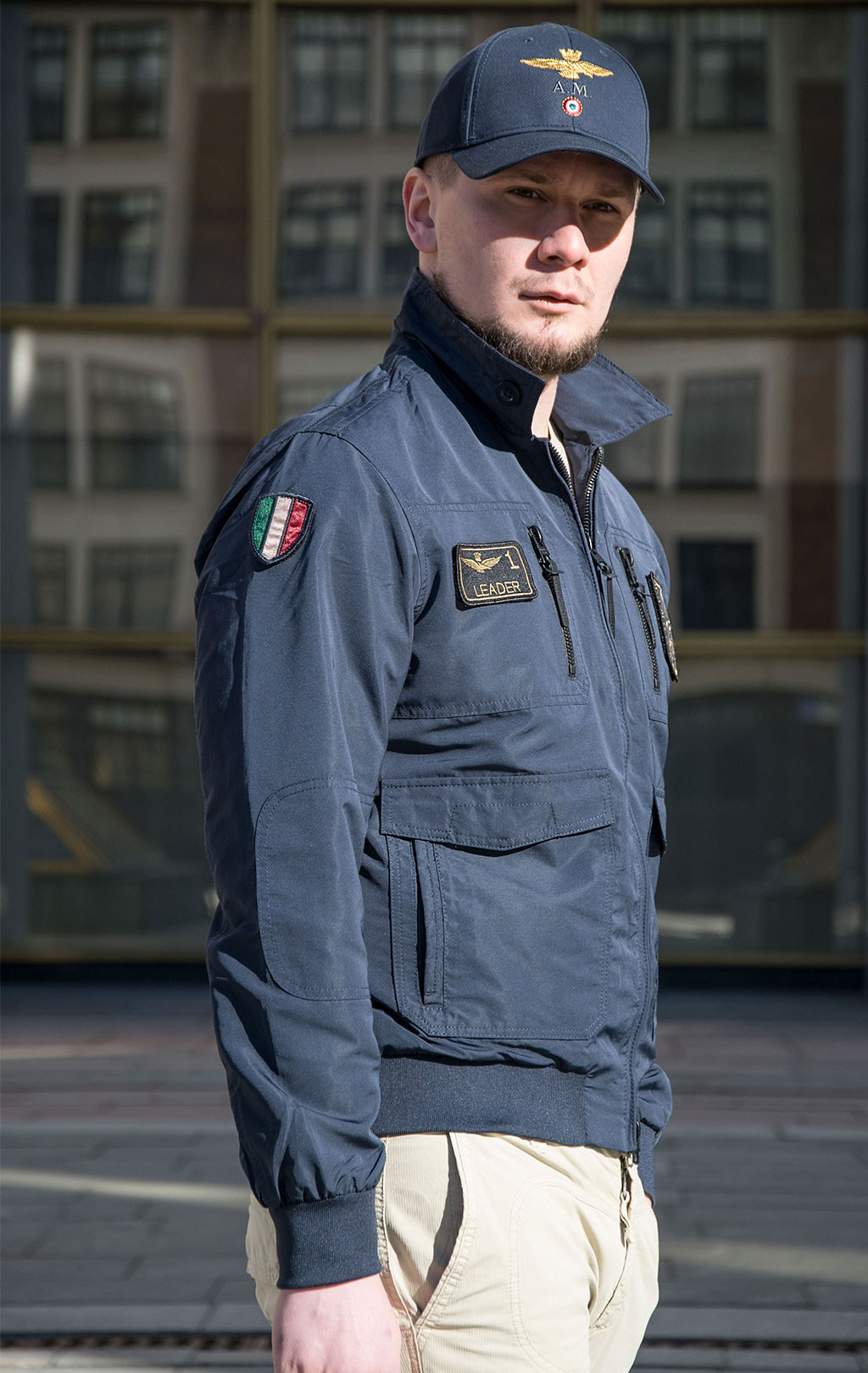 Ветровка AERONAUTICA MILITARE SS 22 m/BD dark navy (AB 2008) 