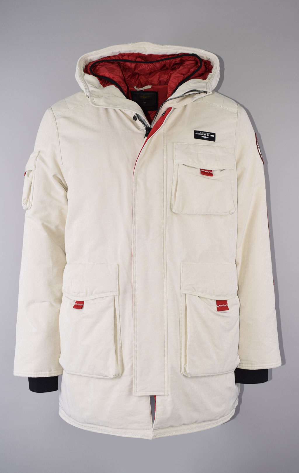 Куртка-парка AERONAUTICA MILITARE ANTARCTICA FW 23/24 m/CN ghiaccio (AB 2110) 