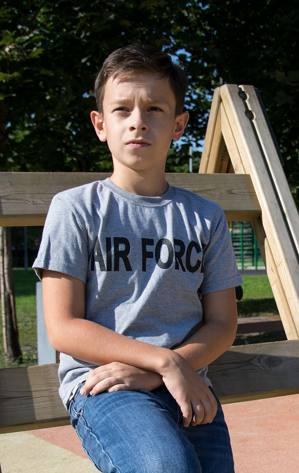 Детская футболка TROOPER AIR FORCE grey 