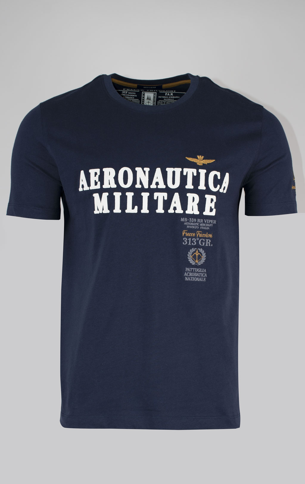 Футболка AERONAUTICA MILITARE SS 25 m/BD blue navy (TS 2401) 