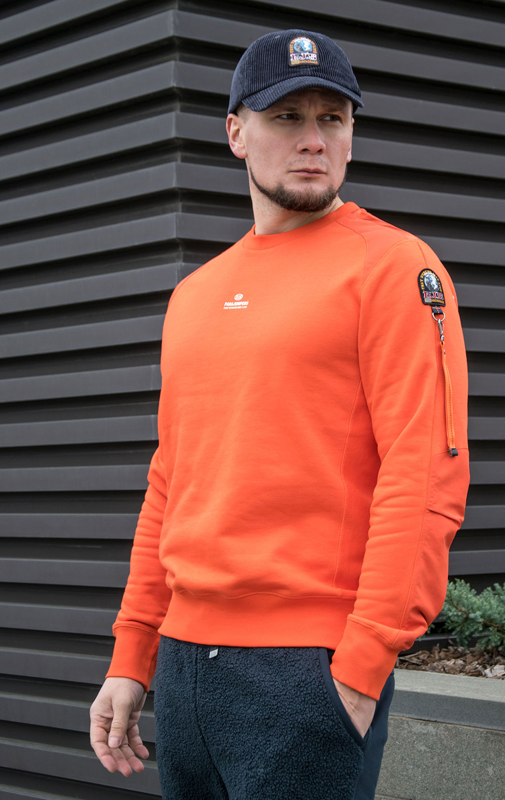 Свитшот PARAJUMPERS SABRE BASIC FW 23/24 carrot 