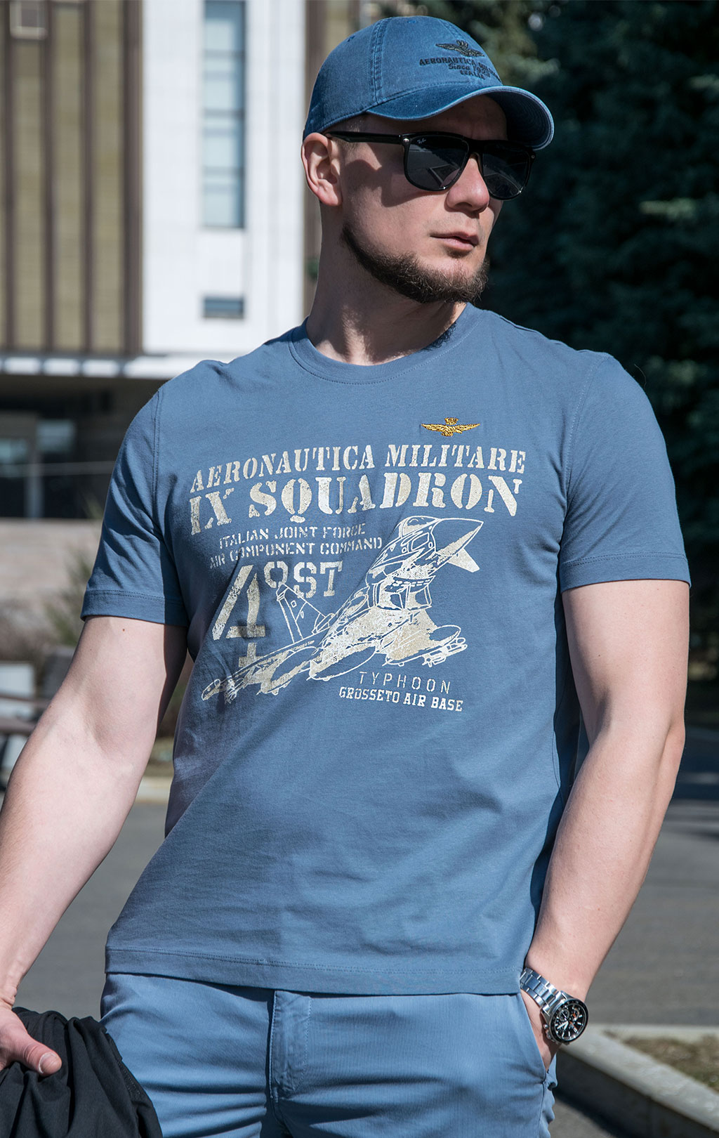 Футболка AERONAUTICA MILITARE SS 23/BD avio (TS 2081) 