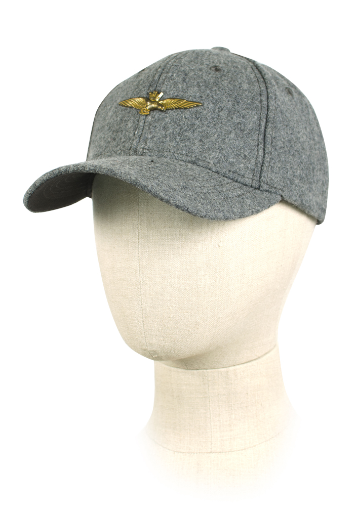 Бейсболка AERONAUTICA MILITARE grigio melange (HA 957) 