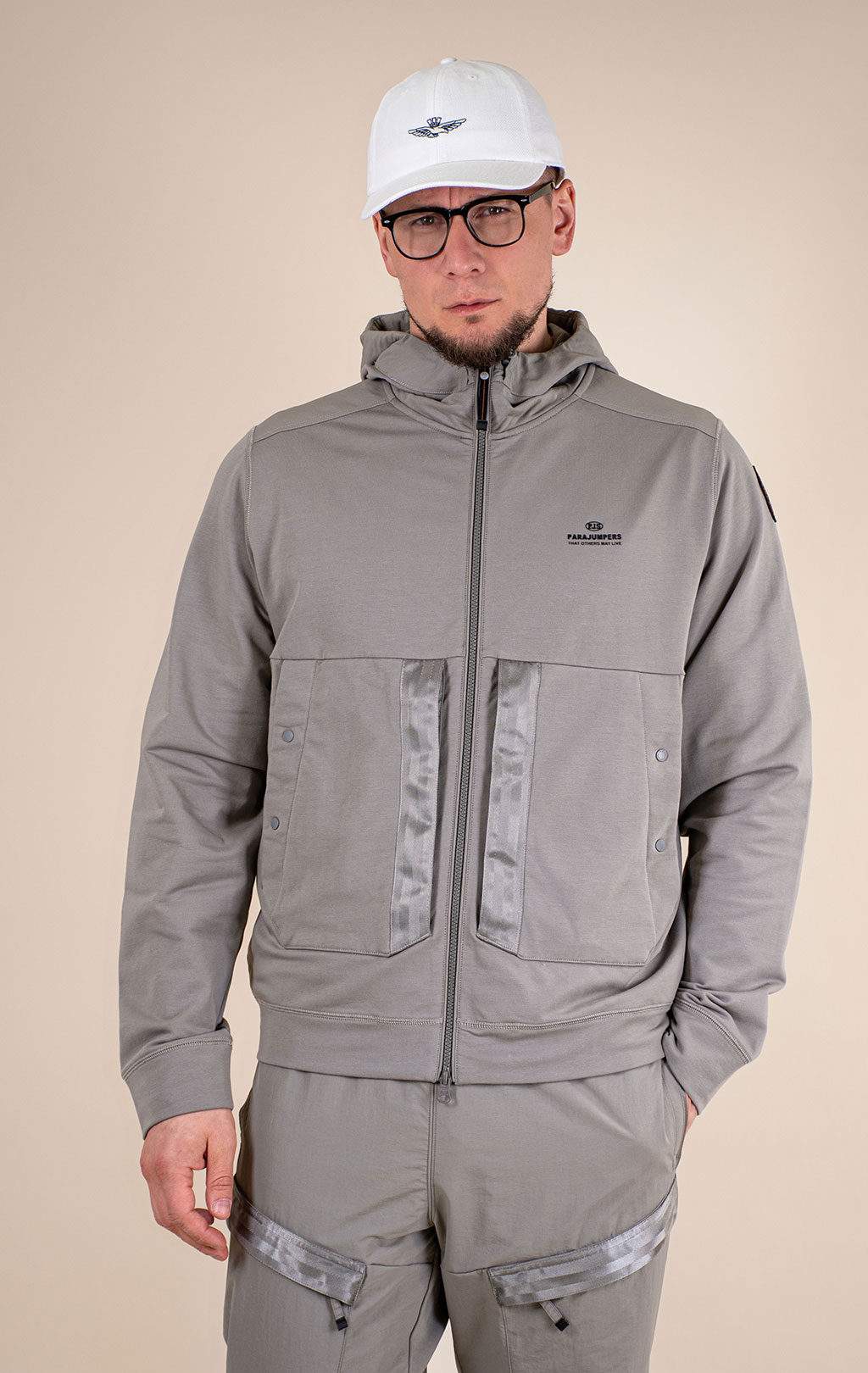 Толстовка комбинированная PARAJUMPERS TRONY SS 26 nowhere 