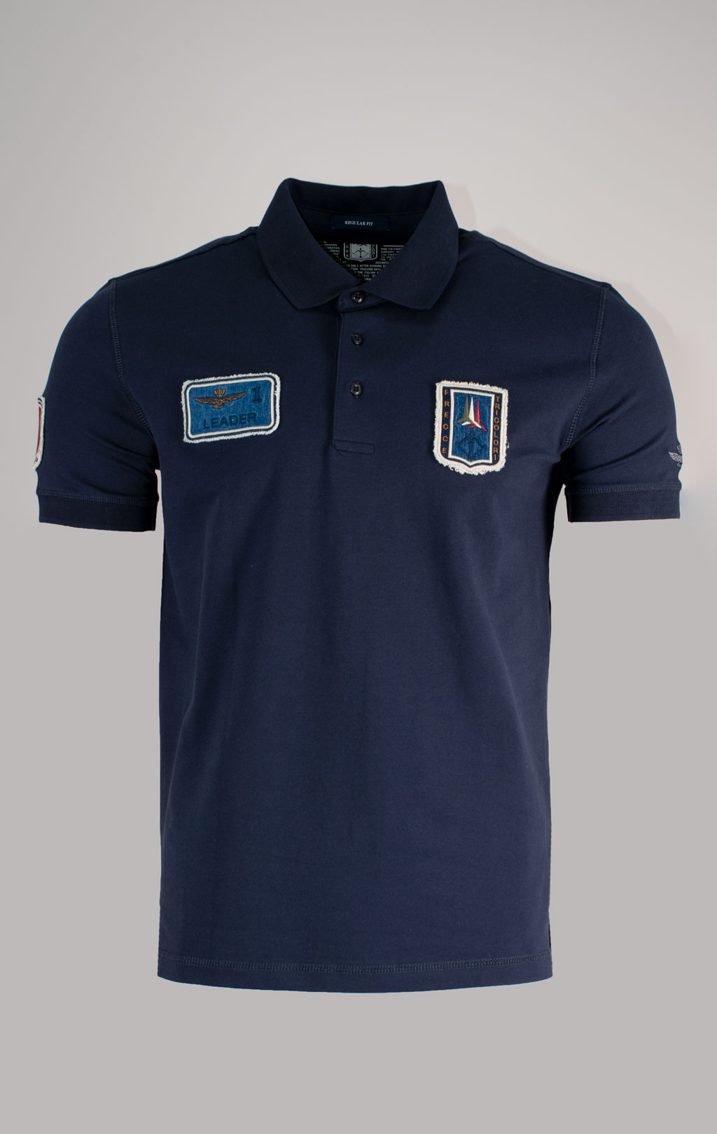 Футболка-поло AERONAUTICA MILITARE SS 25 m/BD blue navy (PO 1851) 
