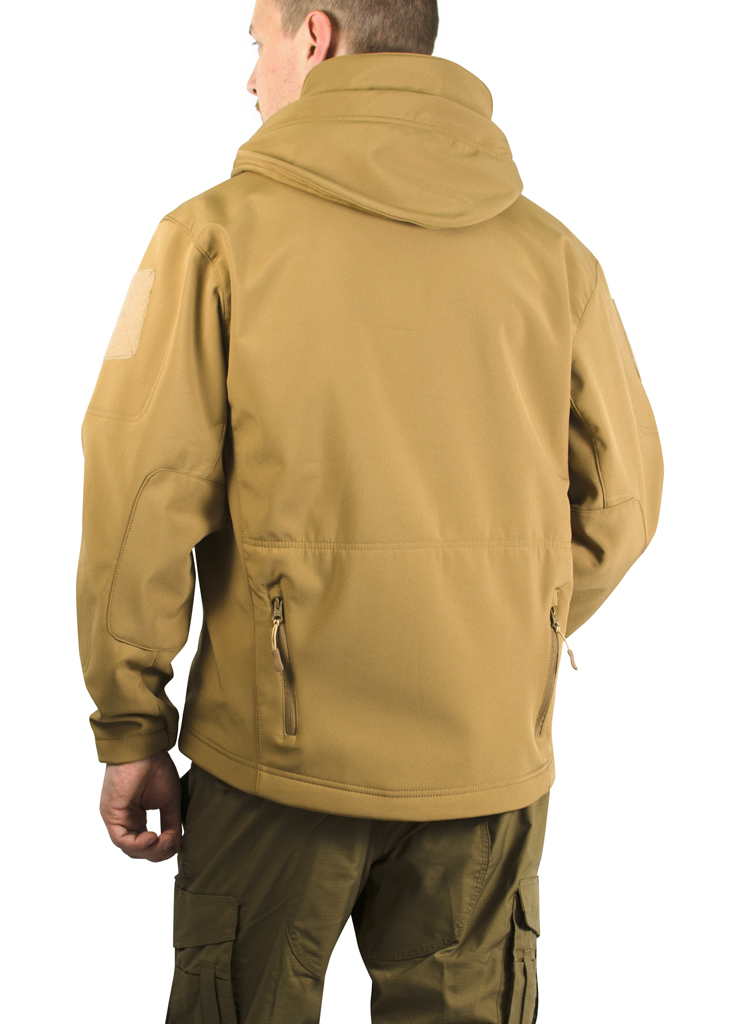 Куртка тактическая Outdoor Tactical Soft Shell с капюшоном coyote Китай