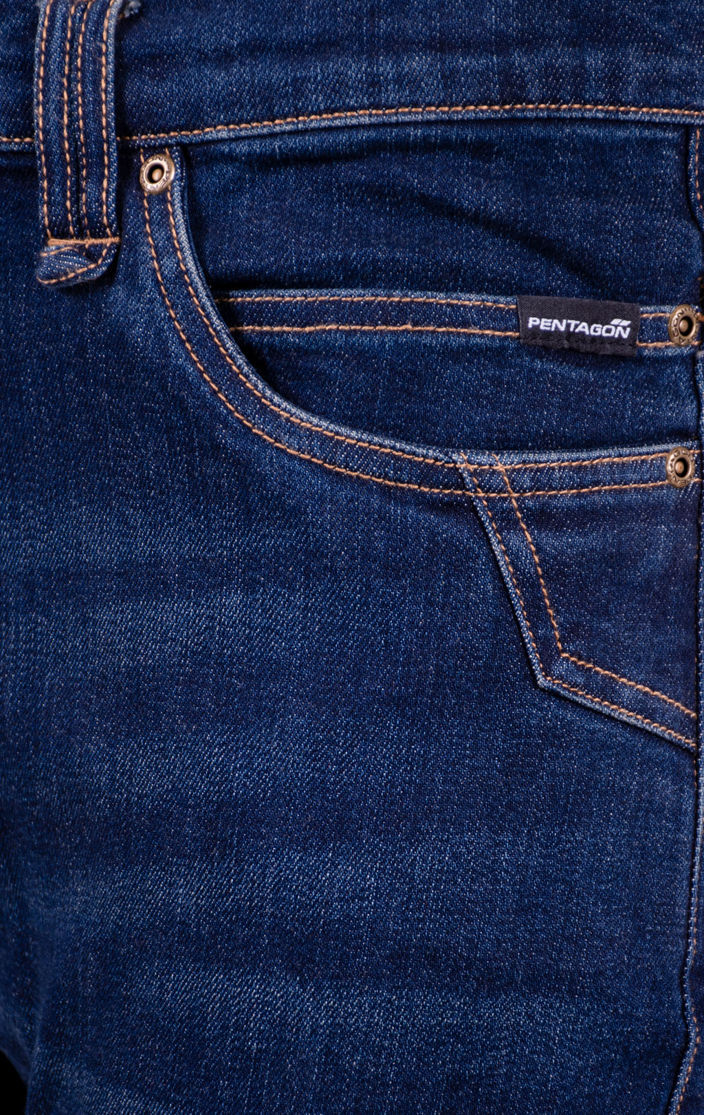 Джинсы тактические Pentagon ROGUE JEANS big size хлопок blue indigo 05028 
