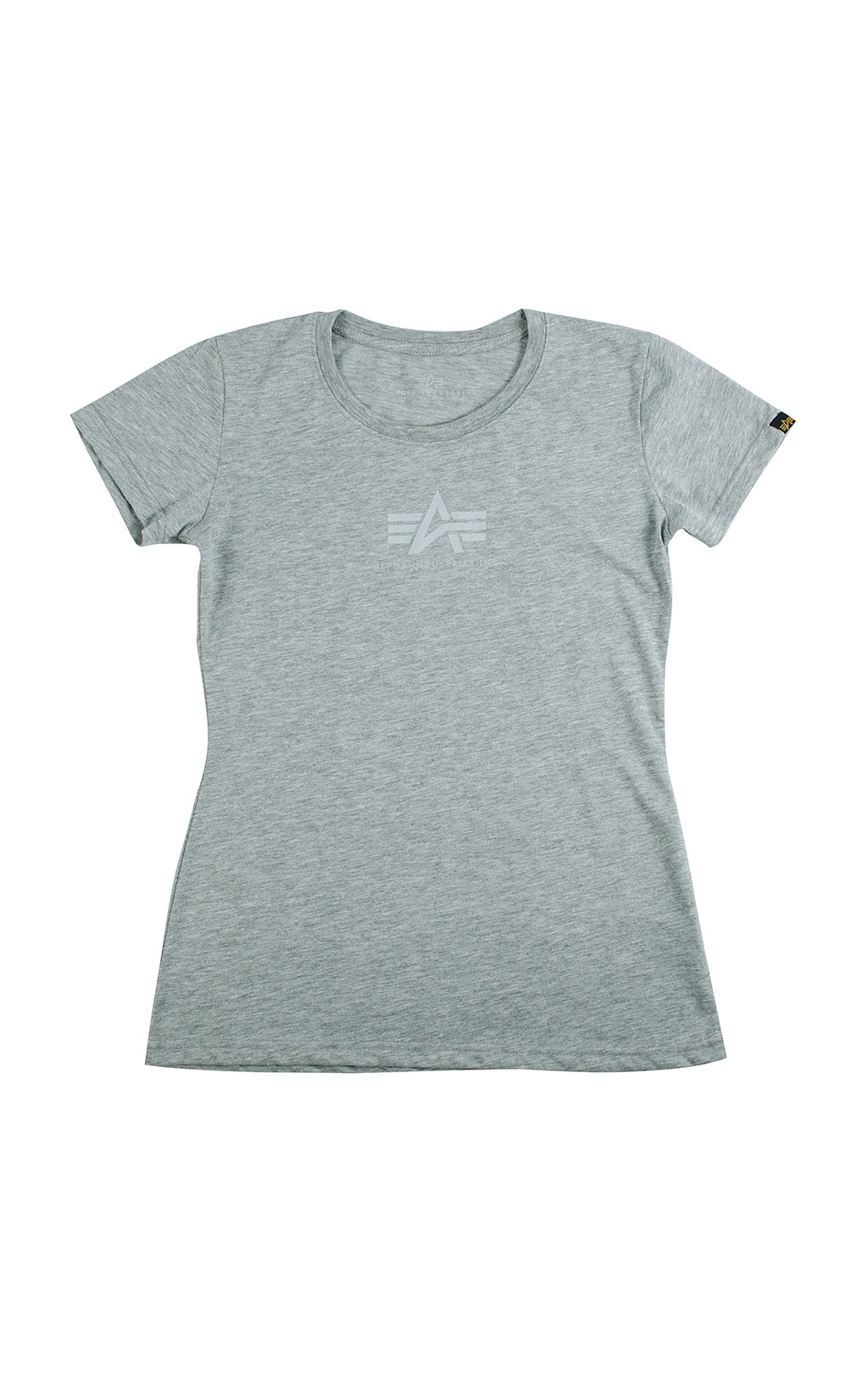 Женская футболка ALPHA INDUSTRIES BASIC T grey heather 
