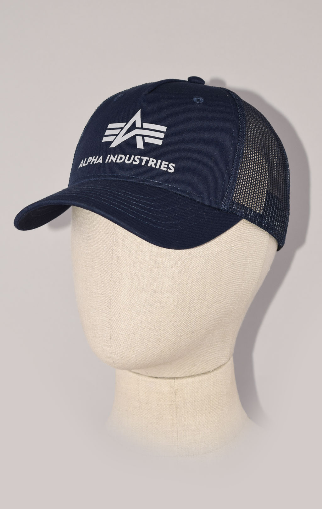 Бейсболка ALPHA INDUSTRIES BASIC TRUCKER CAP rep. blue 