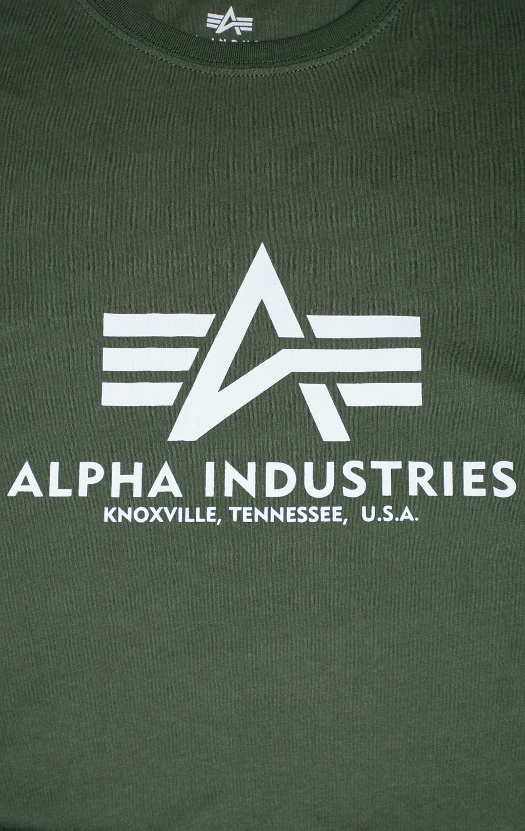 Футболка ALPHA INDUSTRIES BASIC T dark olive 