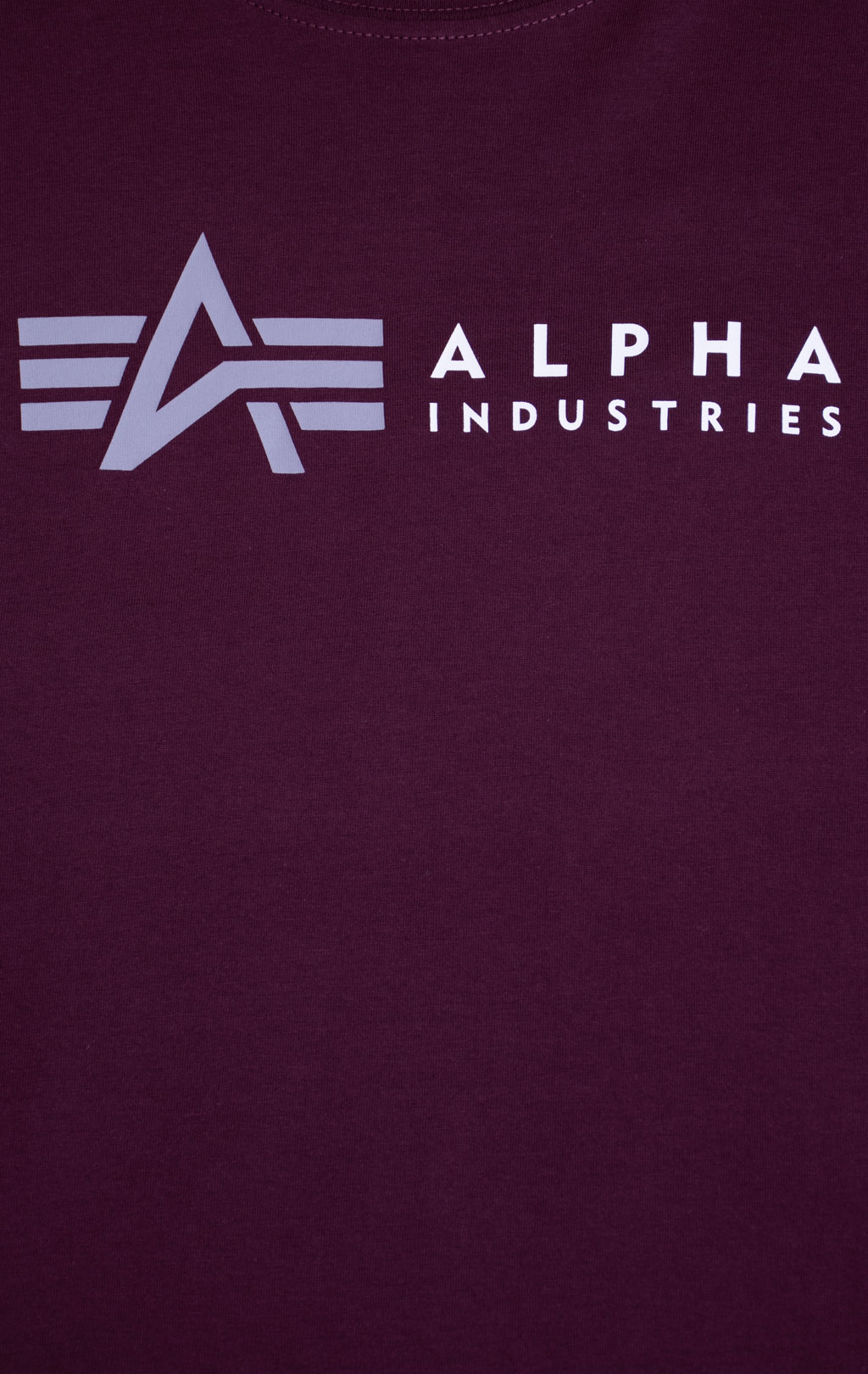 Футболка ALPHA INDUSTRIES ALPHA LABEL T dark cherry 