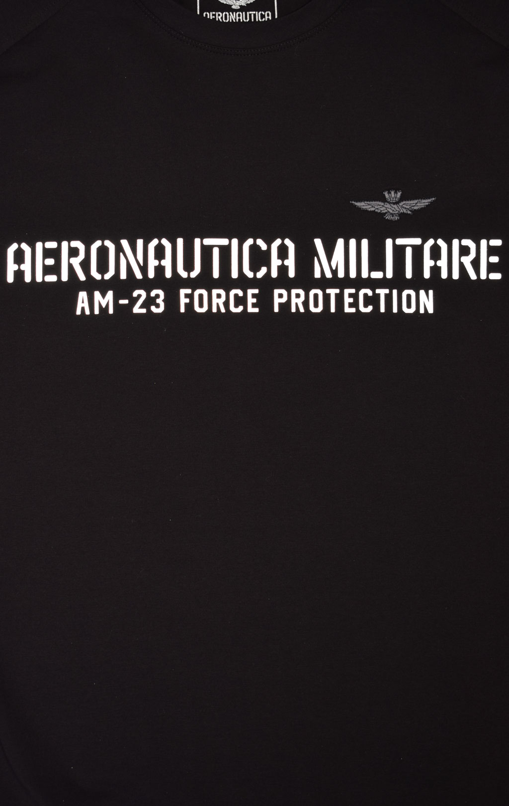 Футболка AERONAUTICA MILITARE big size FW 23/24/TR jet black (TS 2149) 