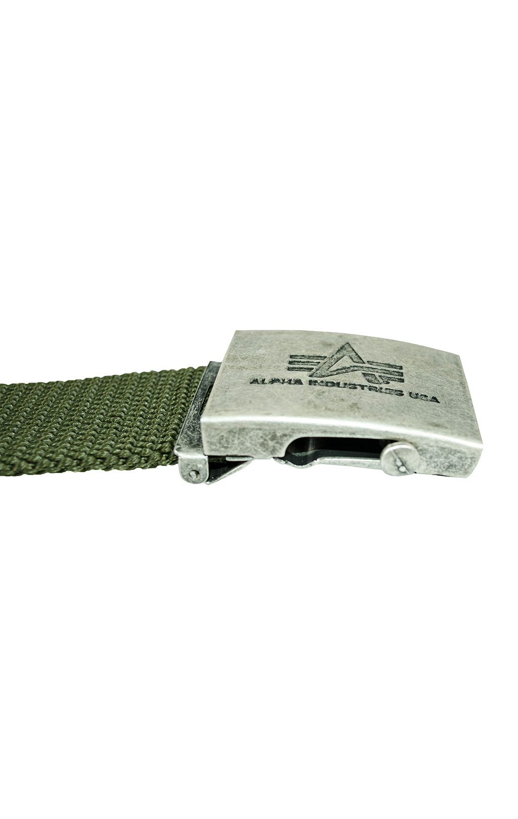 Ремень брючный ALPHA INDUSTRIES HEAVY DUTY BELT 4 cm olive 