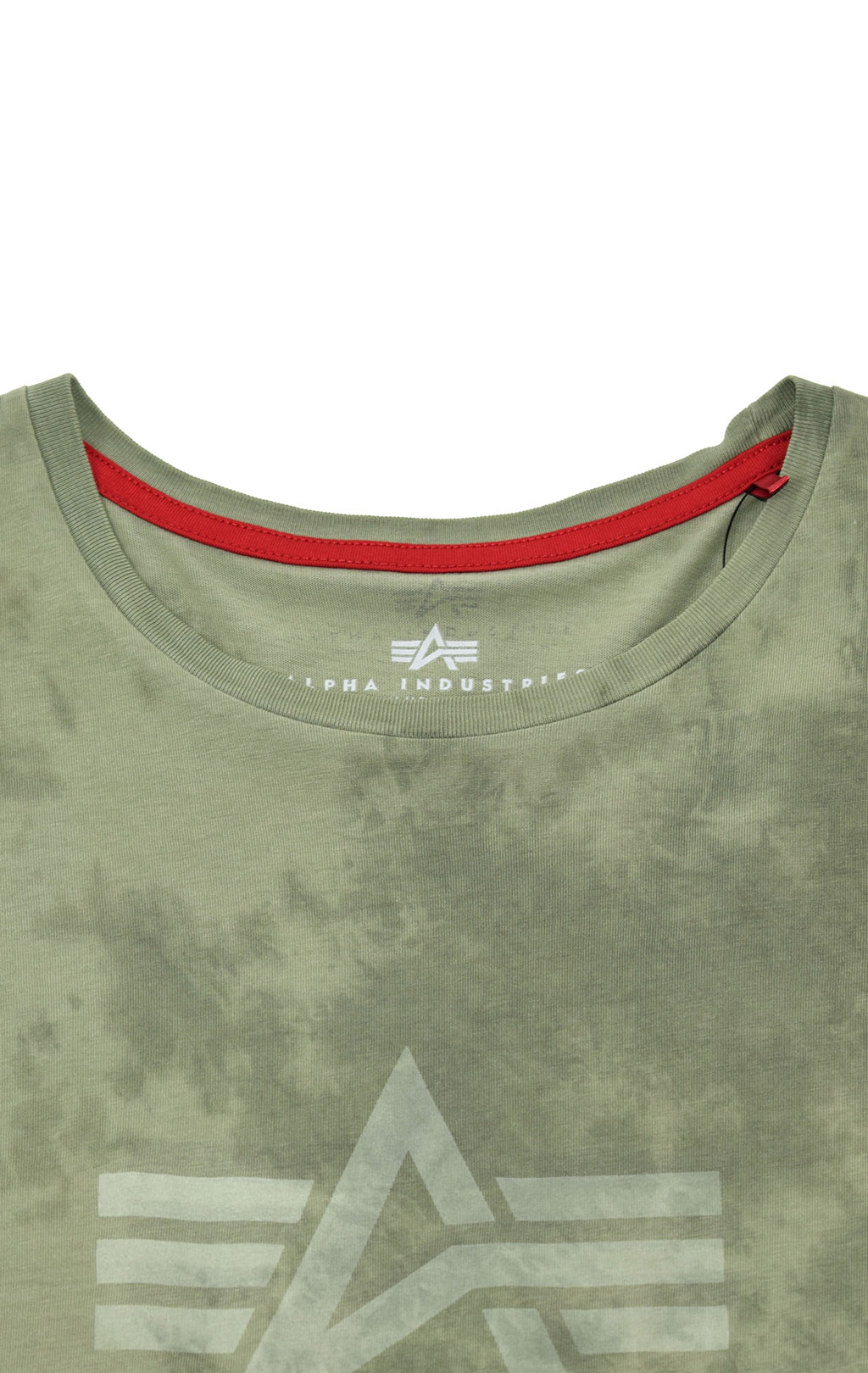 Футболка ALPHA INDUSTRIES BASIC T BATIK dark olive 