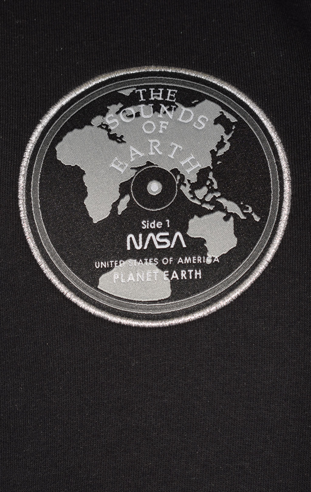 Толстовка ALPHA INDUSTRIES NASA VOYAGER HOODY black/black 