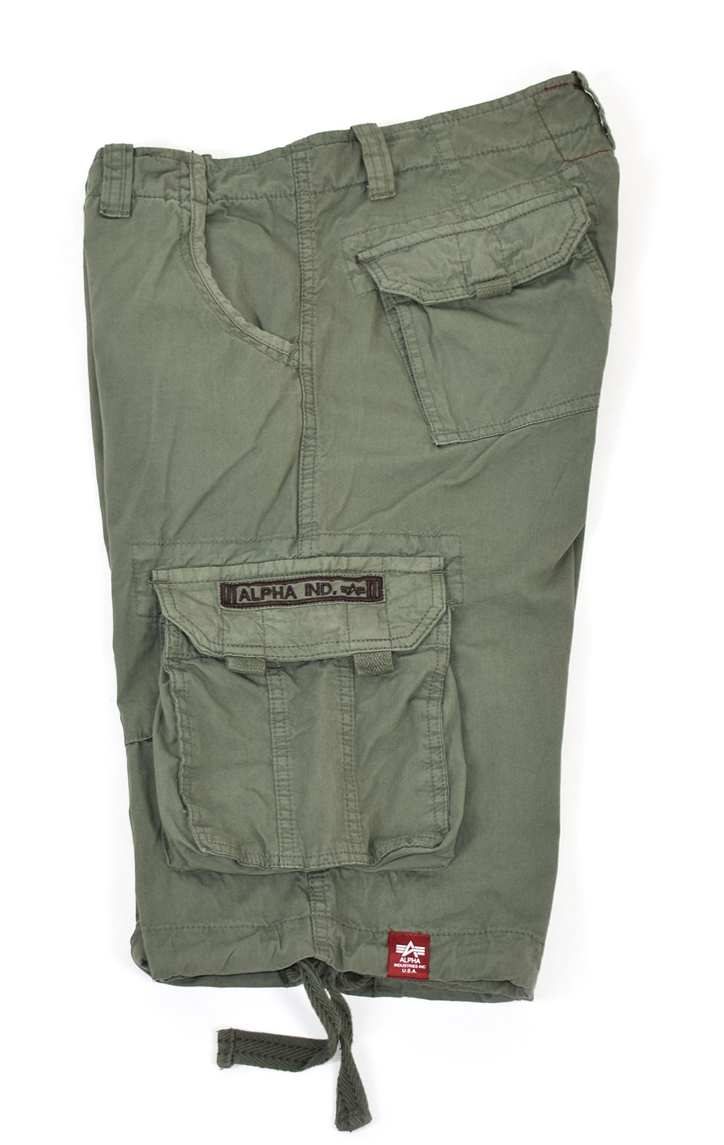 Шорты ALPHA INDUSTRIES JET vintage green 