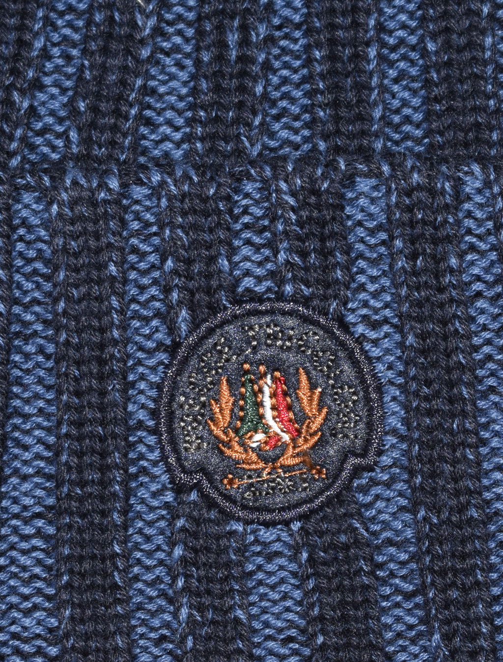 Шапка вязаная AERONAUTICA MILITARE FW 19/20 blue navy (CU 010)