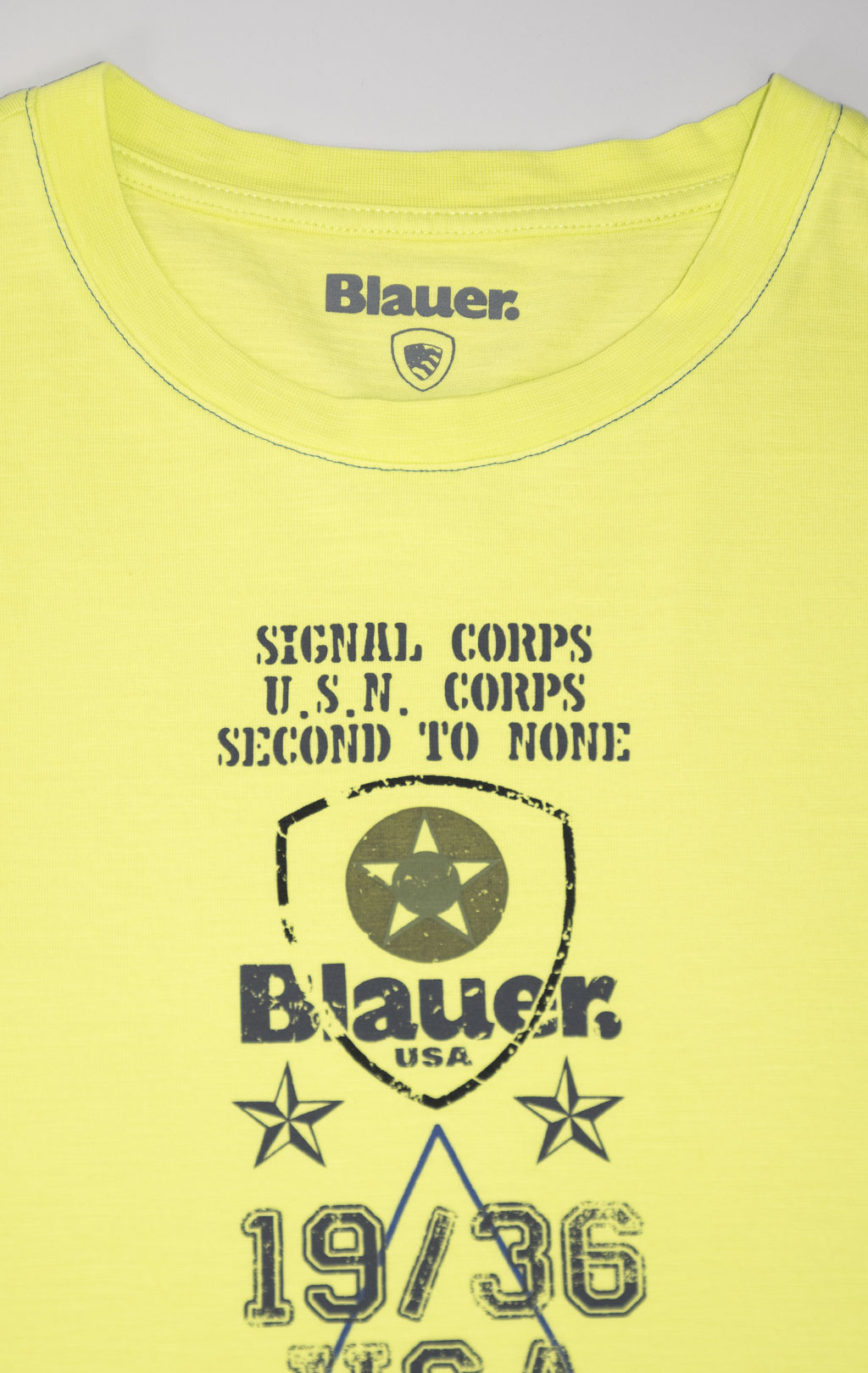 Футболка BLAUER SS 24 yellow (HO2349) 