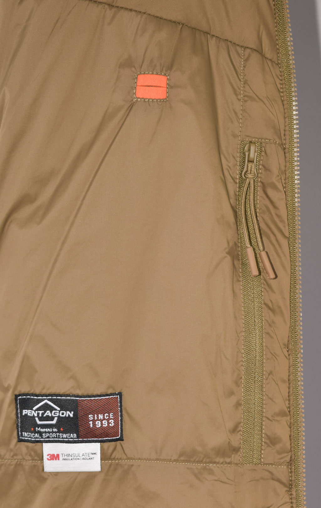 Куртка Pentagon Thinsulate PANTHIRAS утеплённая с капюшоном coyote 08032 