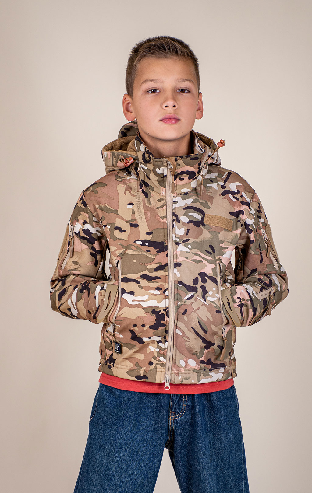 Детская куртка SABADO soft shell multicam f-1922 