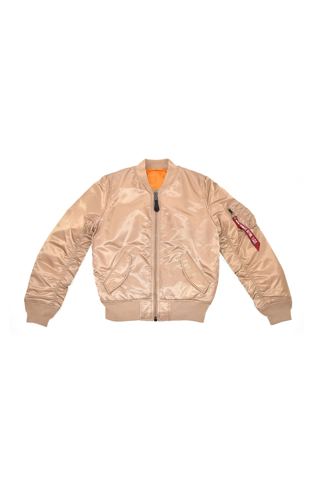 Женская куртка-бомбер лётная ALPHA INDUSTRIES MA-1 FW 21 m rose gold 