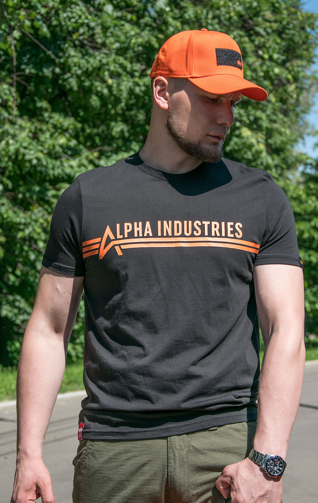 Футболка ALPHA INDUSTRIES ALPHA INDUSTRIES black 