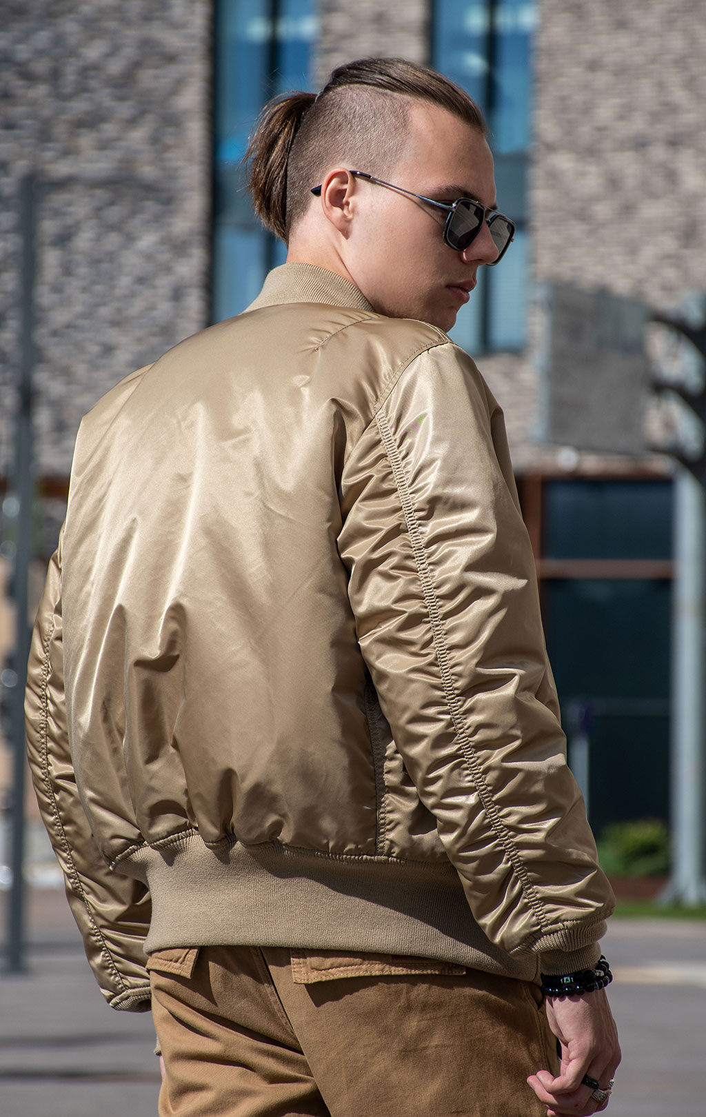 Бомбер ALPHA INDUSTRIES ORIGINAL FIT MA-1 SS 22 m vintage khaki 