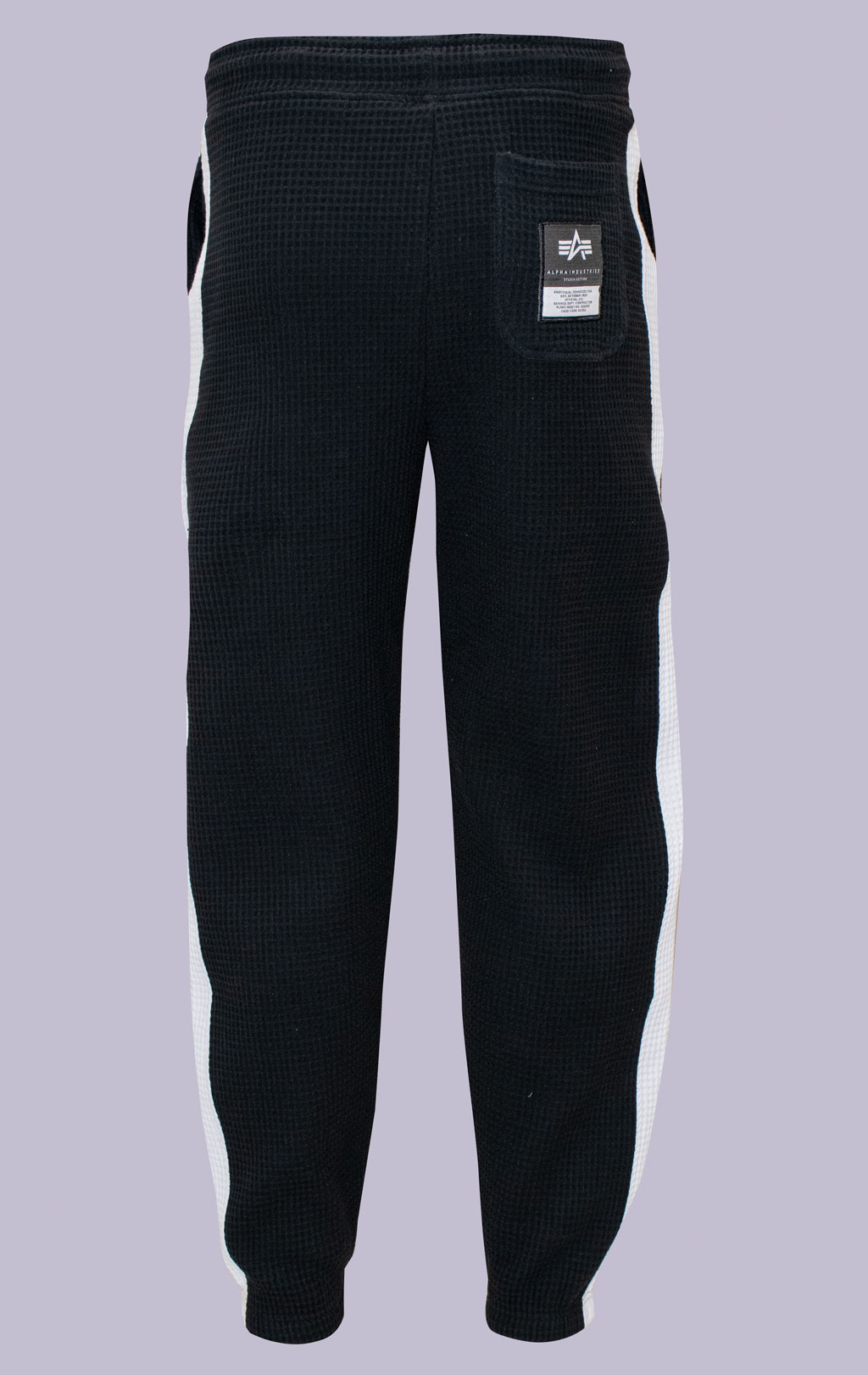 Брюки спортивные джоггеры ALPHA INDUSTRIES STUDIO WAFFLE JOGGER black 