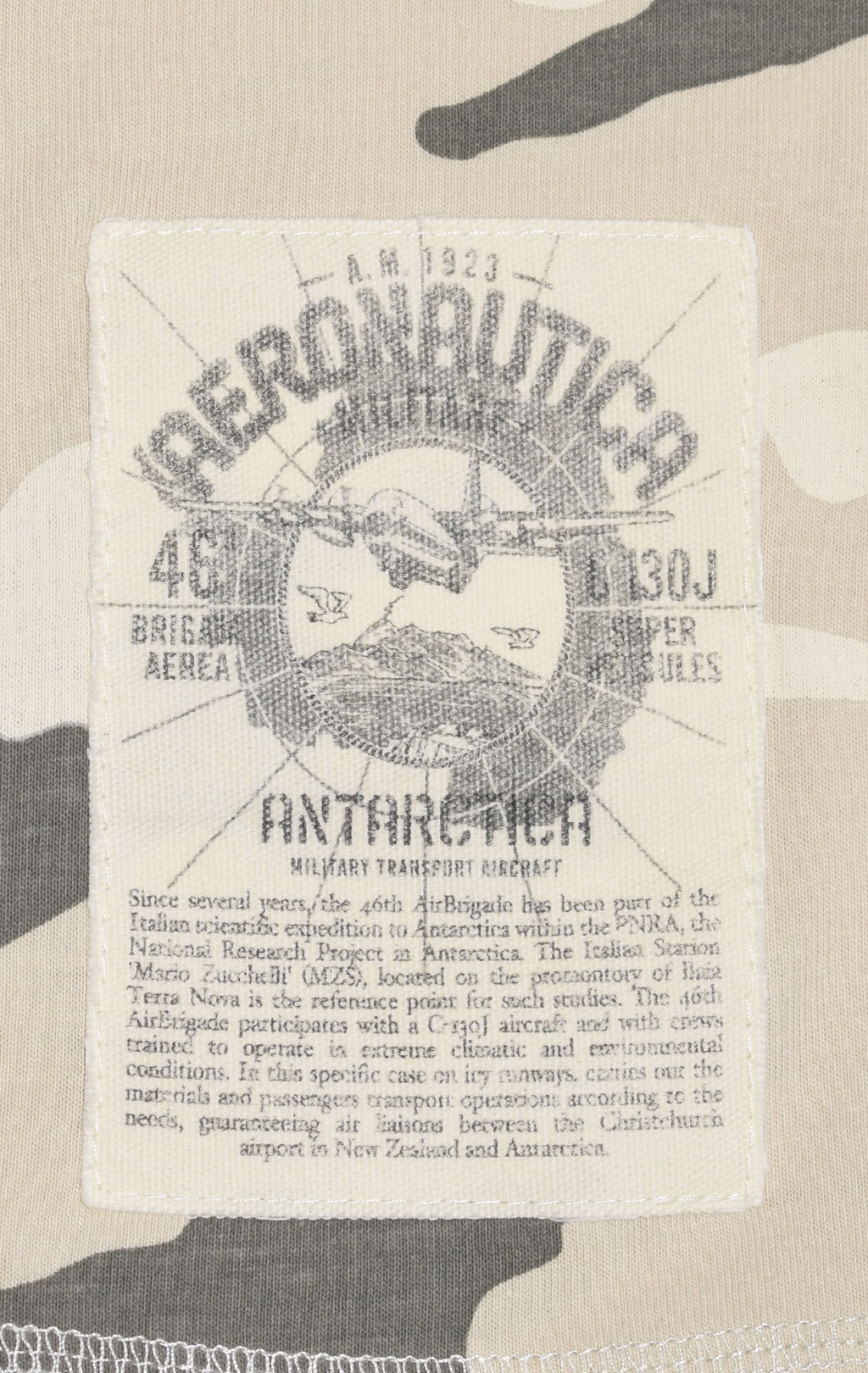 Футболка AERONAUTICA MILITARE ANTARCTICA FW 23/24/TR light camouflage (TS 2143)