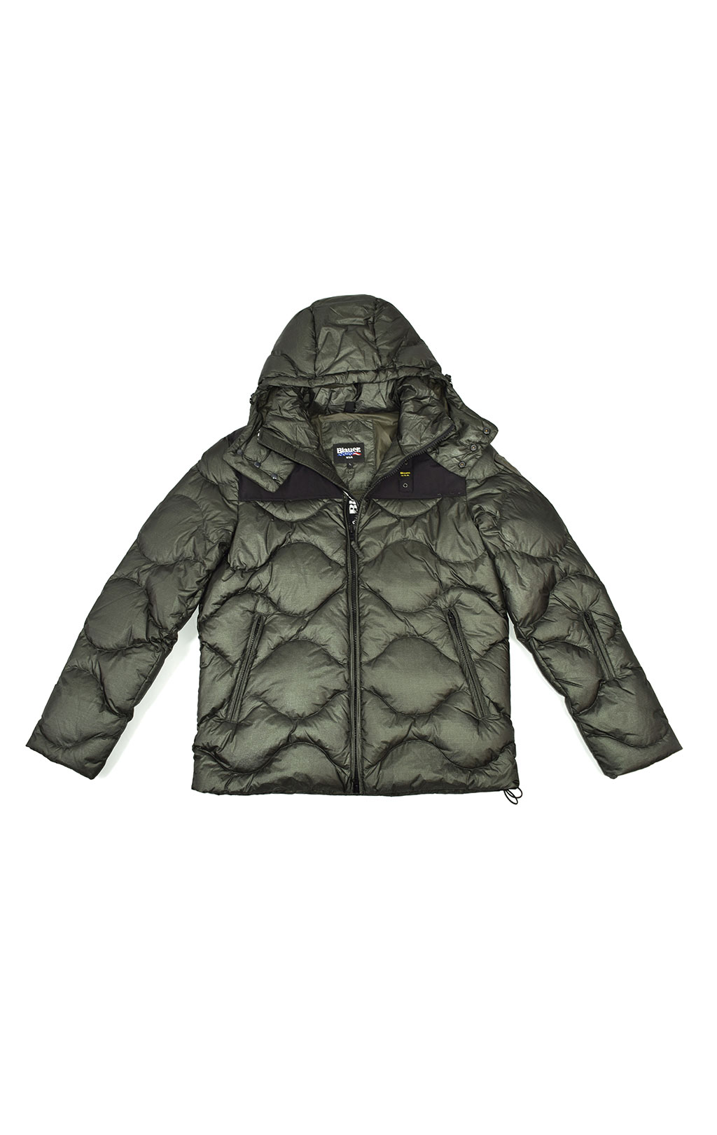 Куртка-пуховик лёгкая BLAUER SHORT JACKET FW 19/20 dark green (005497) 