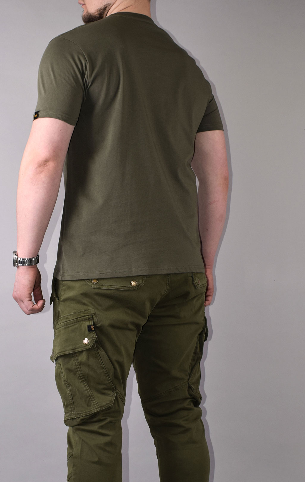 Футболка ALPHA INDUSTRIES DEFENCE dark olive 