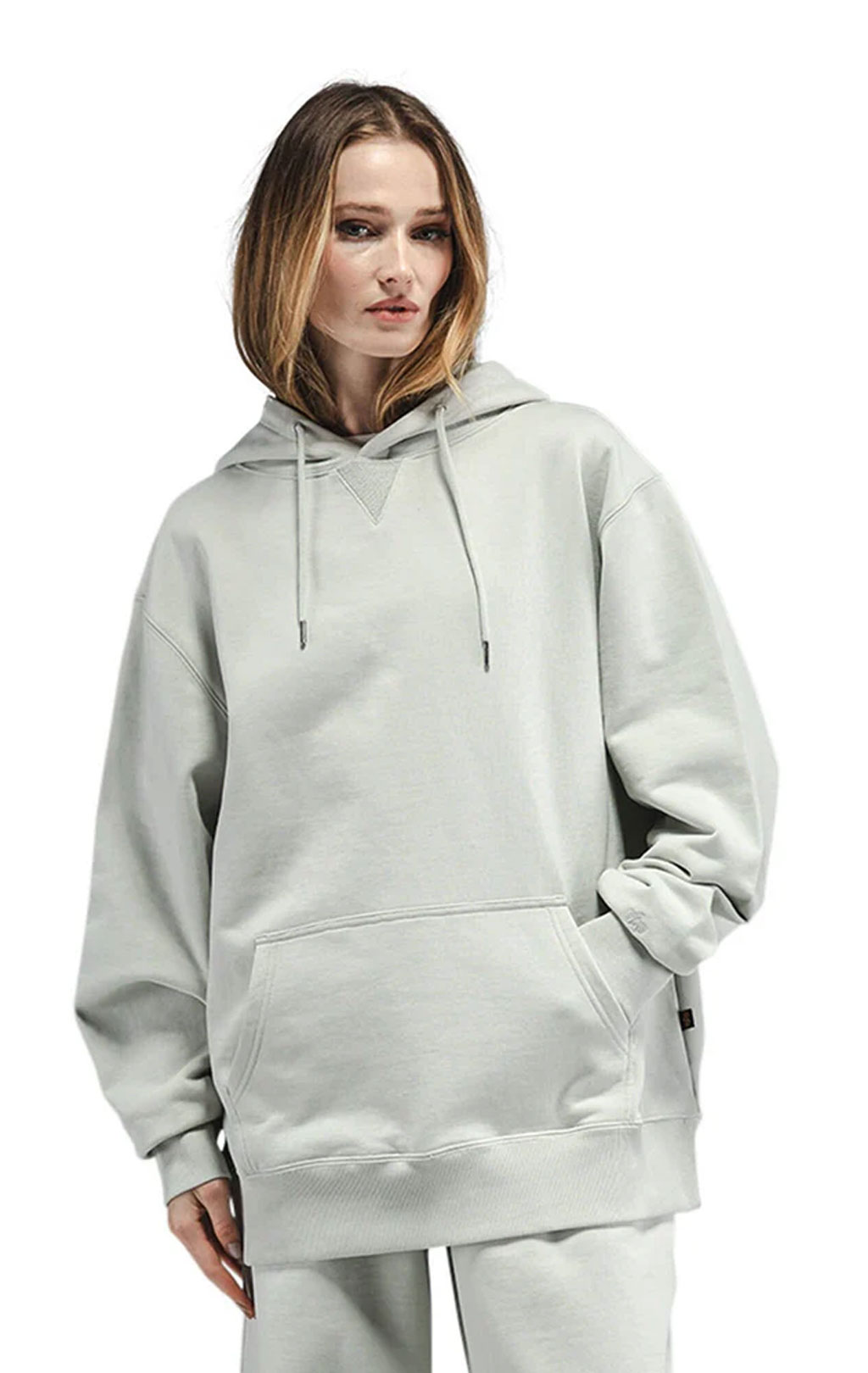 Толстовка ALPHA INDUSTRIES ESSENTIAL FRENCH TERRY HOODIE GEN-II SS 25 m light gray 