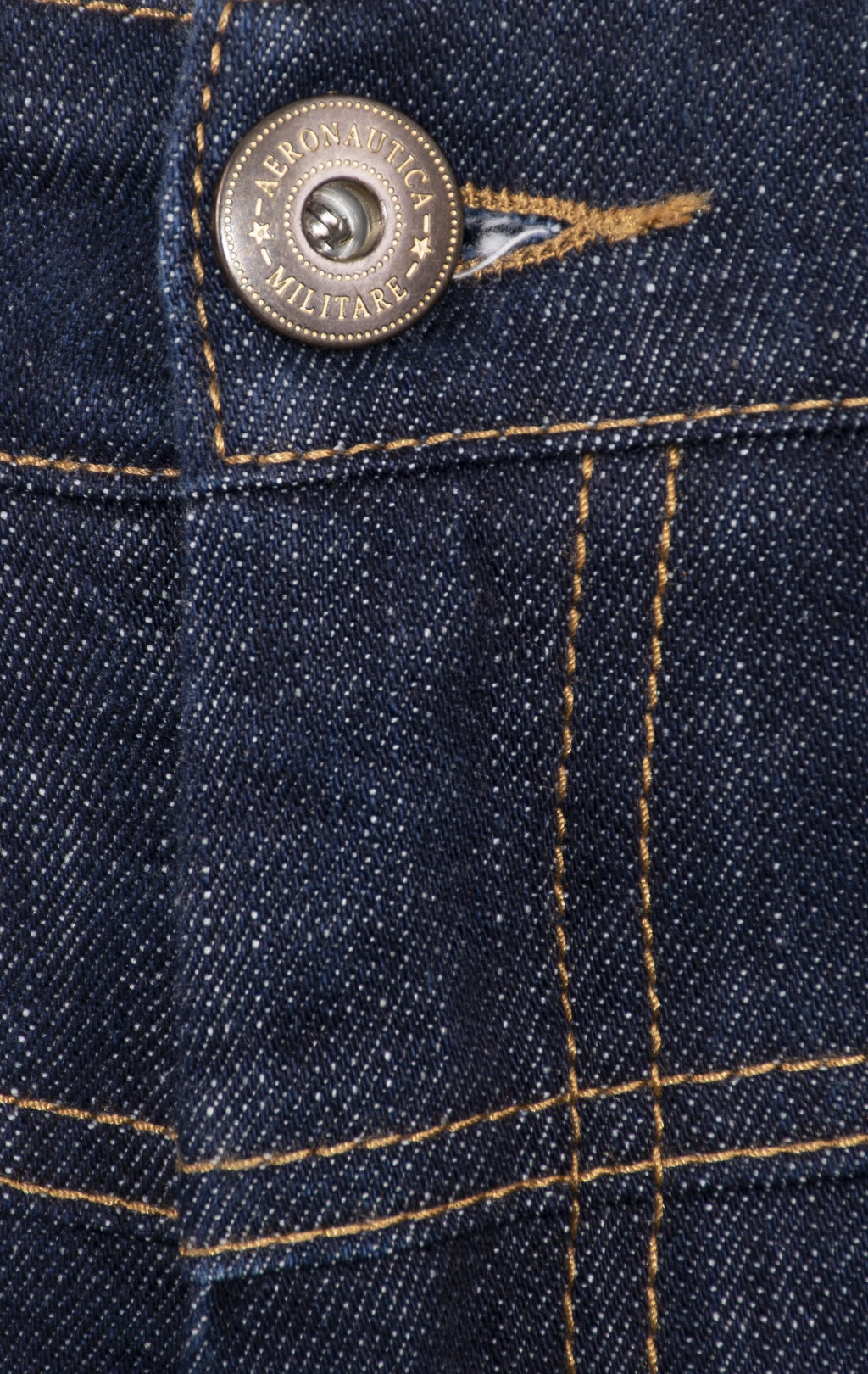 Джинсы-карго AERONAUTICA MILITARE ANTI-G плотные FW 24/25/AL dark denim wash (PA 939) 
