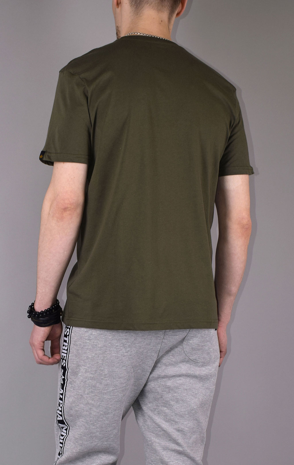 Футболка ALPHA INDUSTRIES ALPHA INDUSTRIES dark olive 