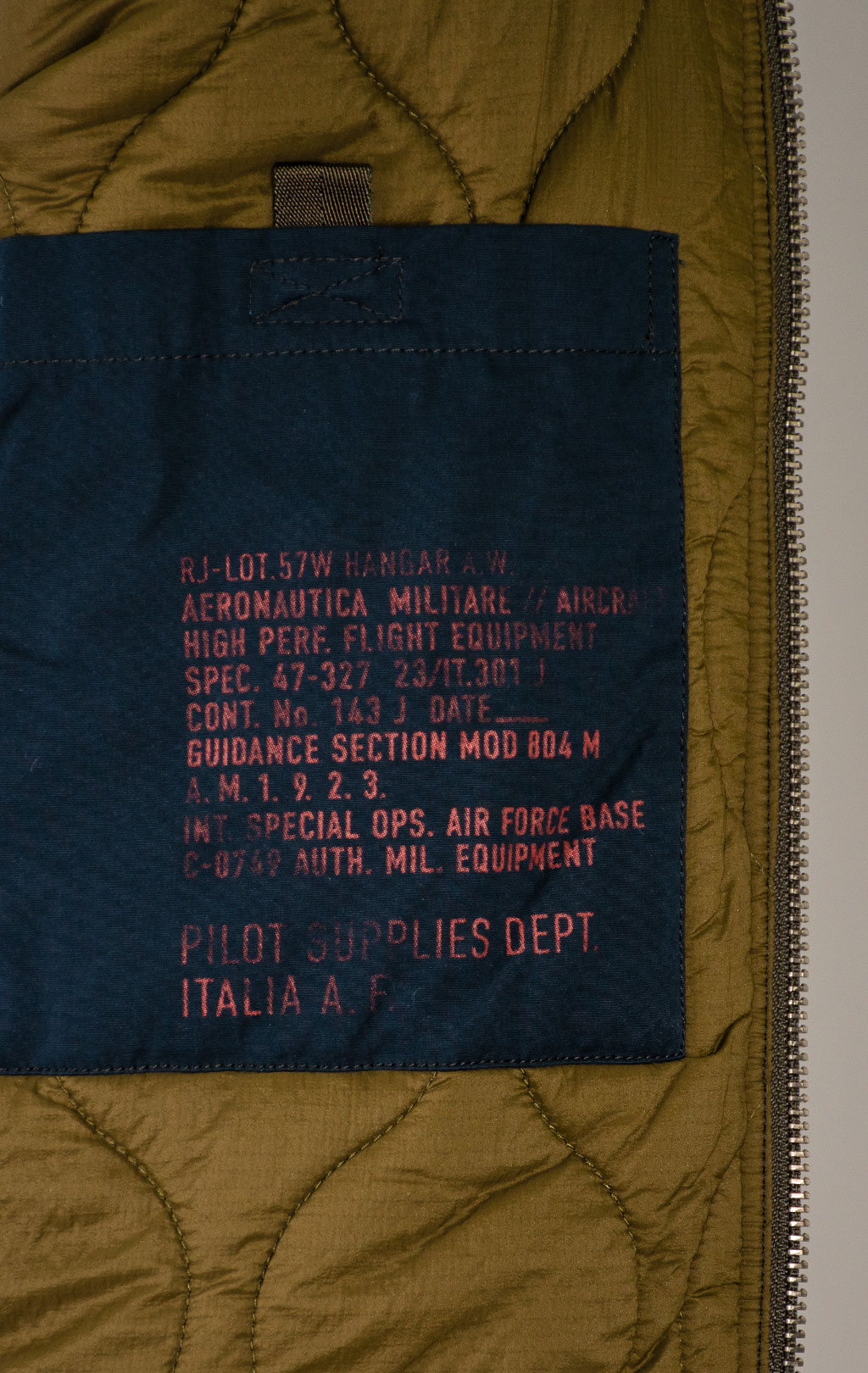 Куртка-бомбер AERONAUTICA MILITARE big size FW 25/26/CN midnight blue (AB 3000) 