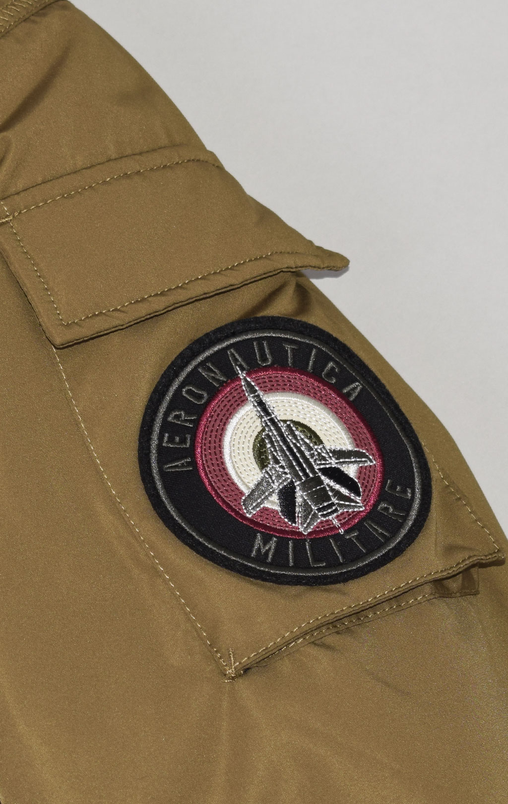 Куртка-пилот AERONAUTICA MILITARE FW 21/22 m/CN verde militare (AB 1973) 