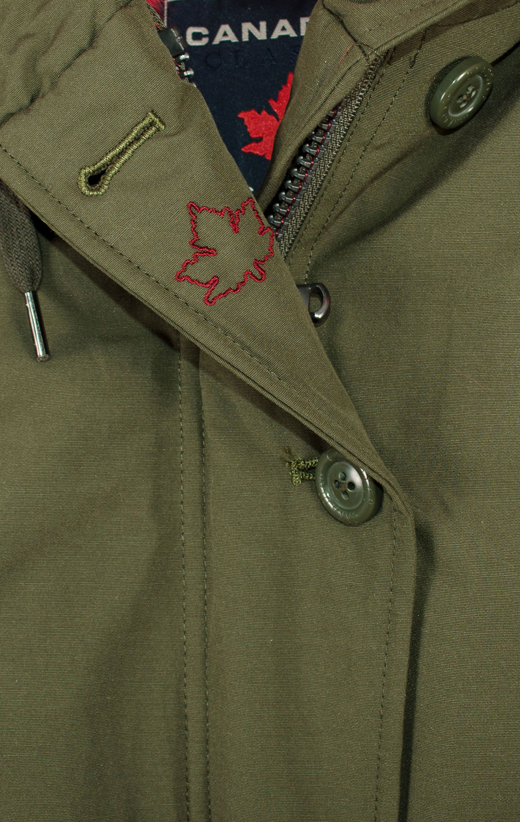 Женская куртка-парка CANADIAN PATCHWORK ESKIMO army (WPTC) 