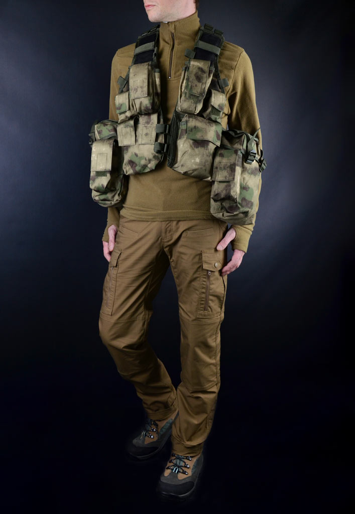 Система тактич.разгруз. Mil-Tec 12 подсумков green camo 
