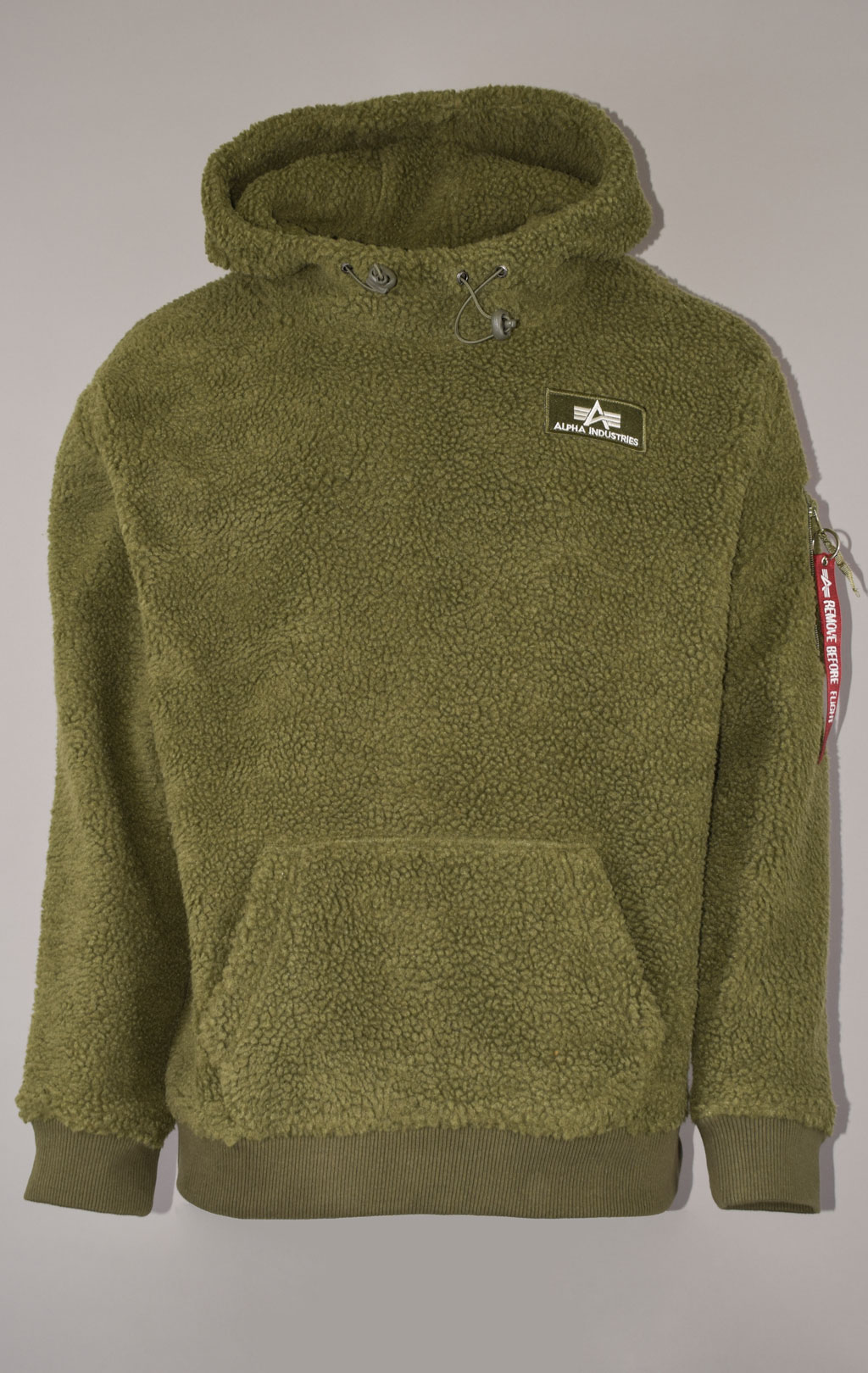 Толстовка ALPHA INDUSTRIES TEDDY HOODY sage green 