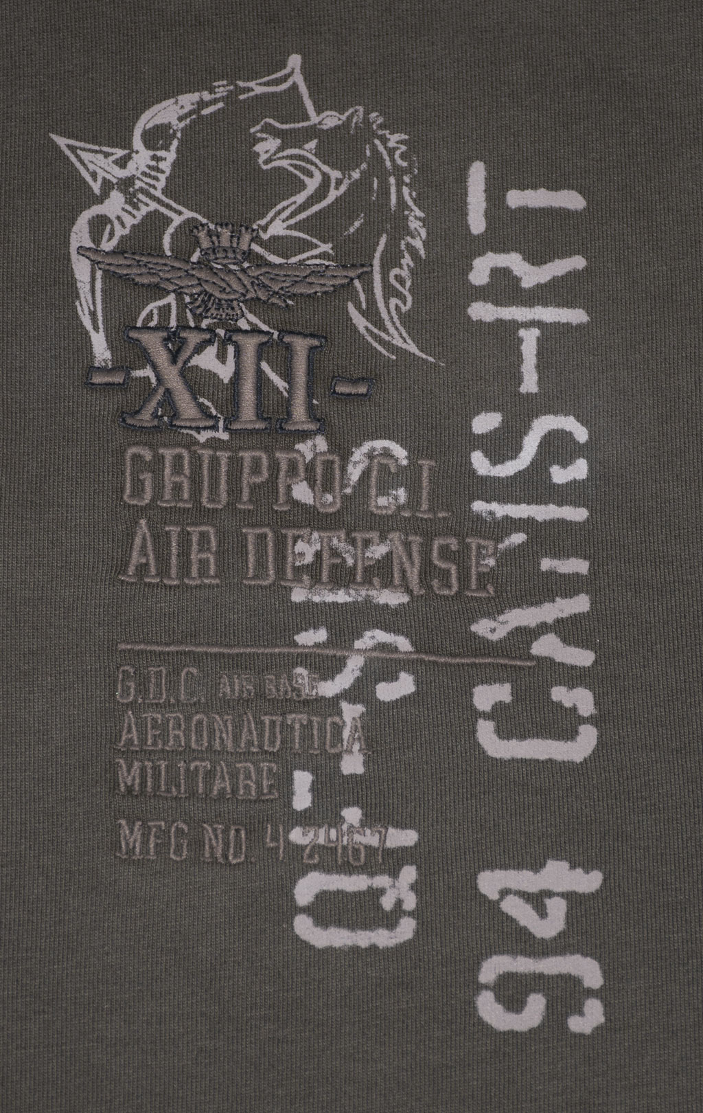 Поло-лонгслив AERONAUTICA MILITARE FW 24/25/TR dark musk (PO 1820) 