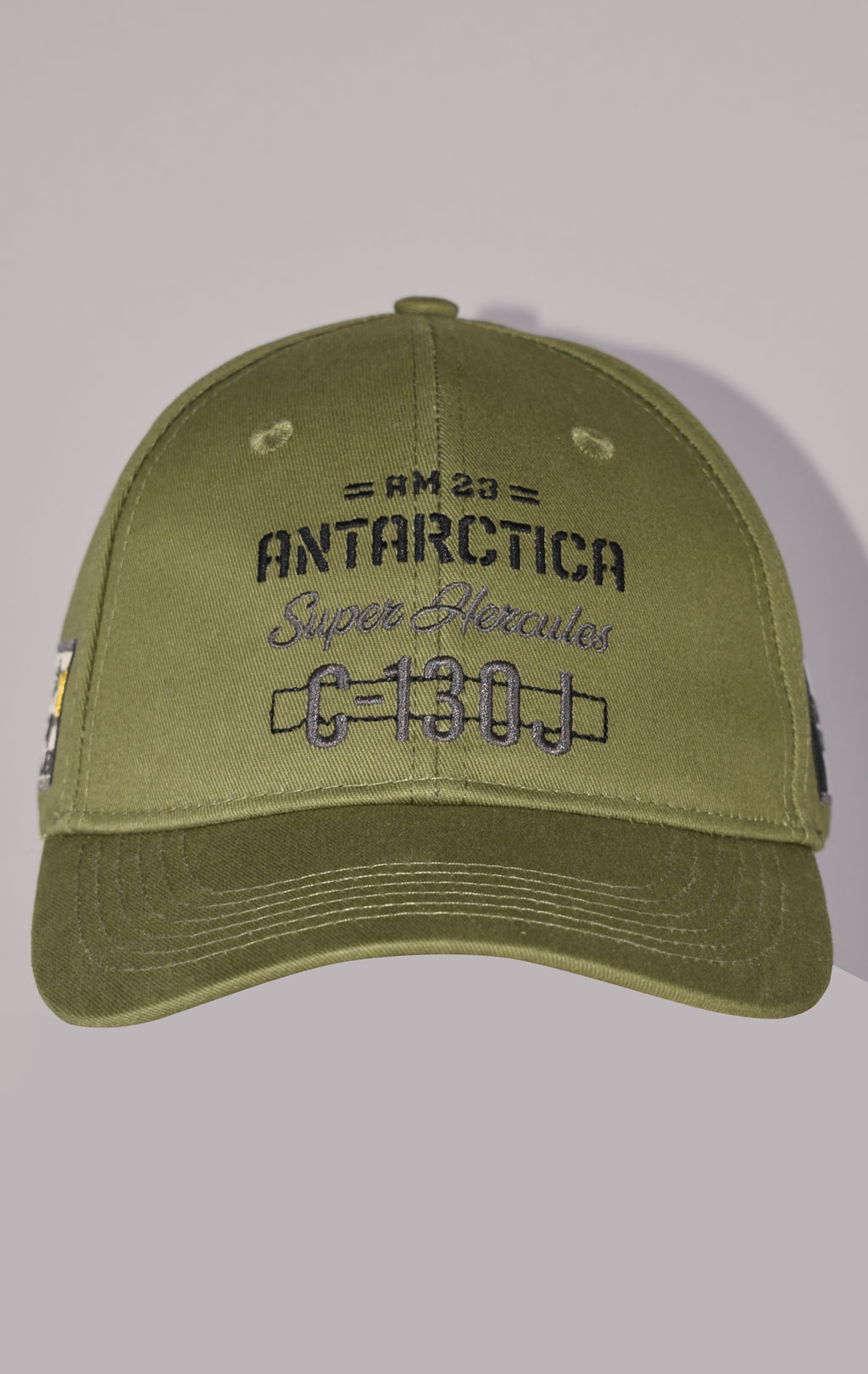 Бейсболка AERONAUTICA MILITARE ANTARCTICA FW 23/24/CN verde militare (HA 1151) 