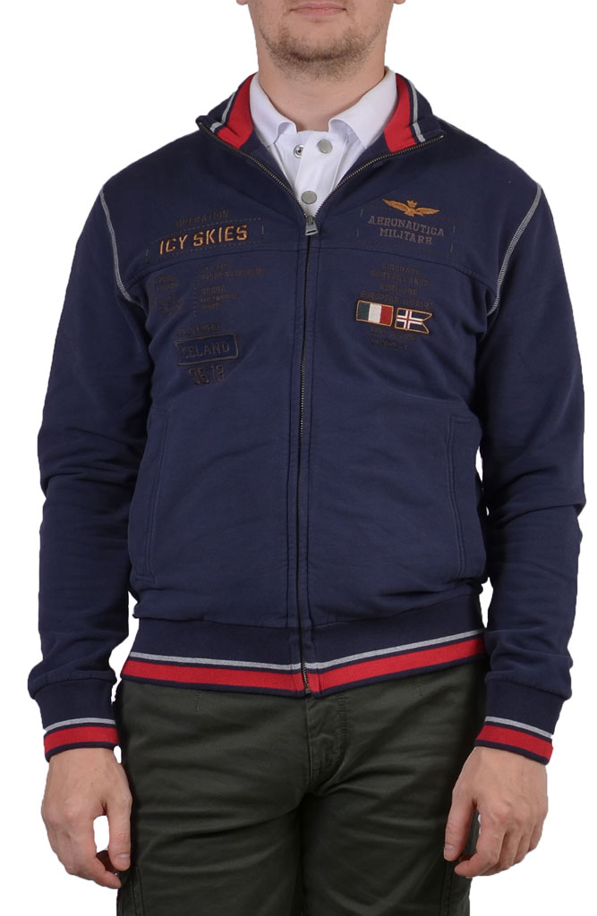 Толстовка AERONAUTICA MILITARE blue navy (FE 1129) 